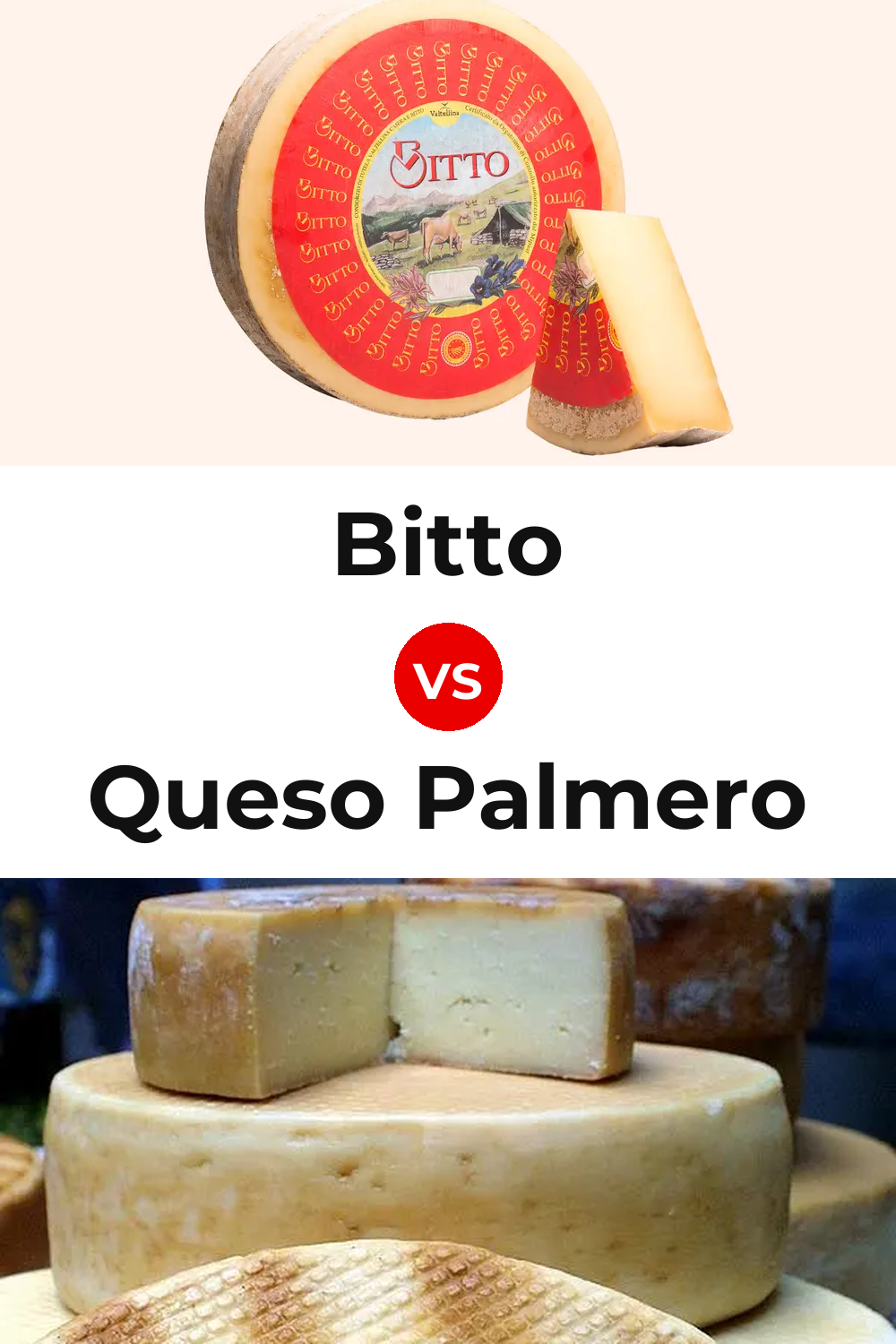 Bitto Cheese vs Queso Palmero Pinterest comparison