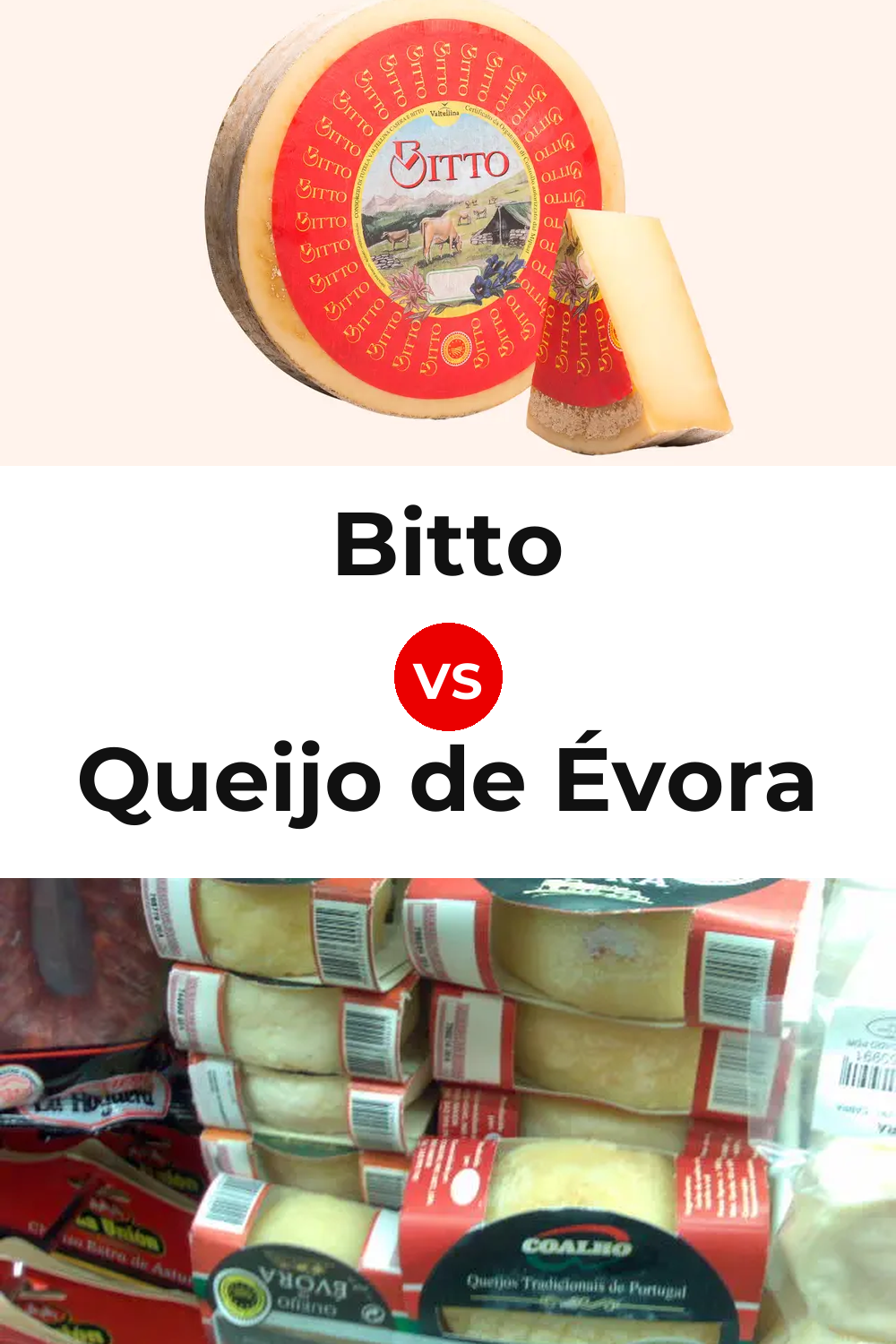 Bitto Cheese vs Queijo de Évora Pinterest comparison