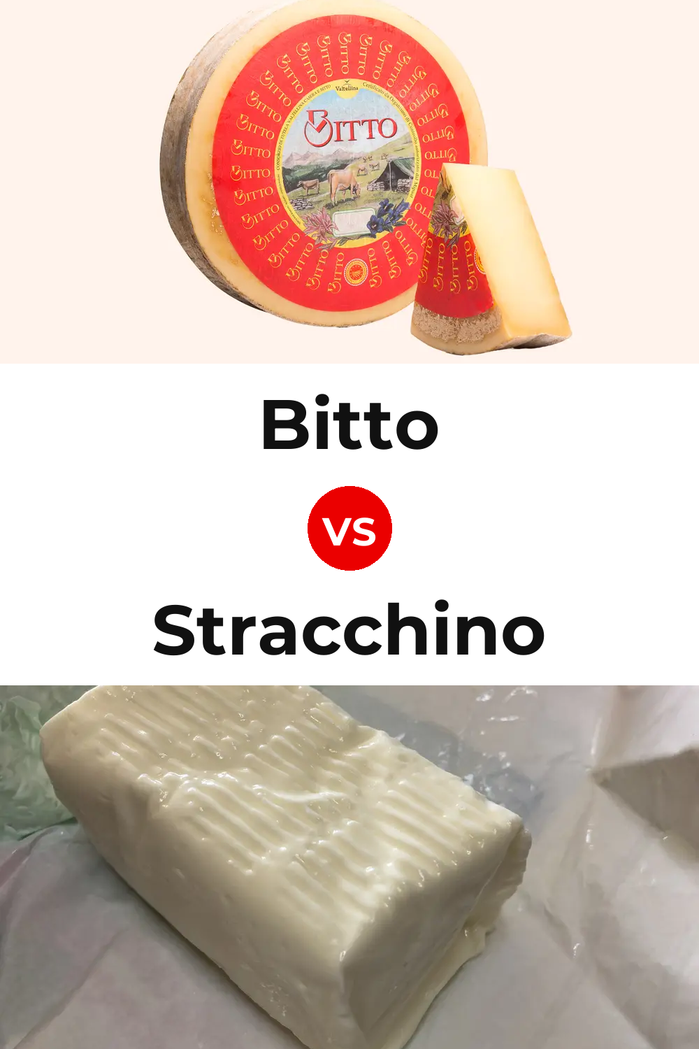 Bitto Cheese vs Stracchino Cheese Pinterest comparison