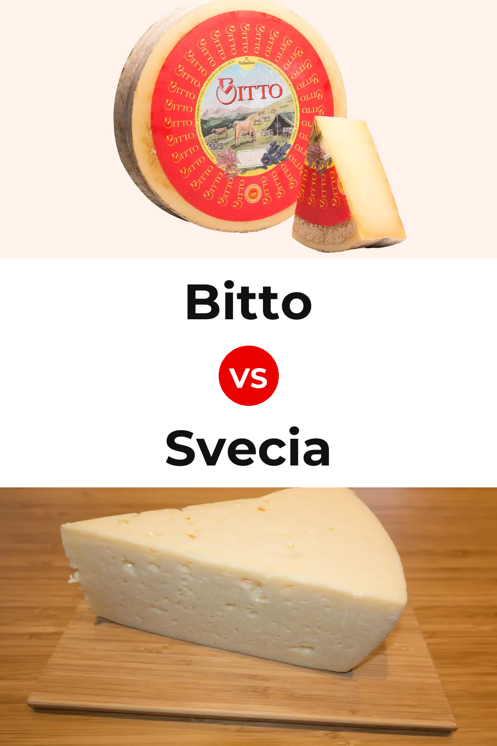 Bitto Cheese vs Svecia Cheese Pinterest comparison