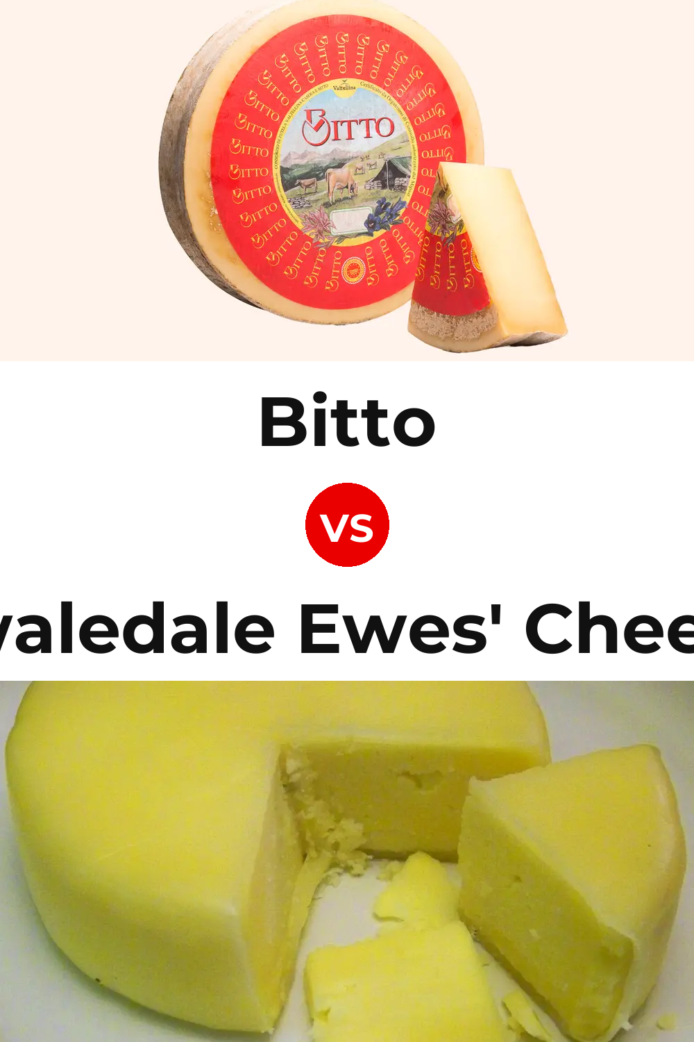 Bitto Cheese vs Swaledale Ewes' Cheese Pinterest comparison