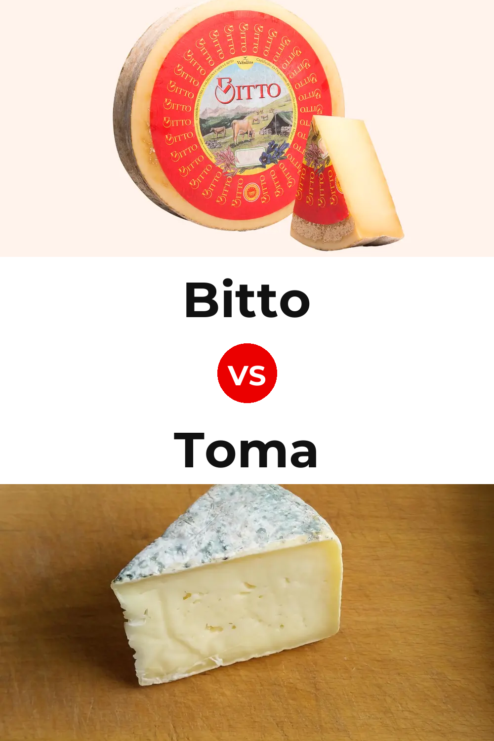 Bitto Cheese vs Toma Cheese Pinterest comparison