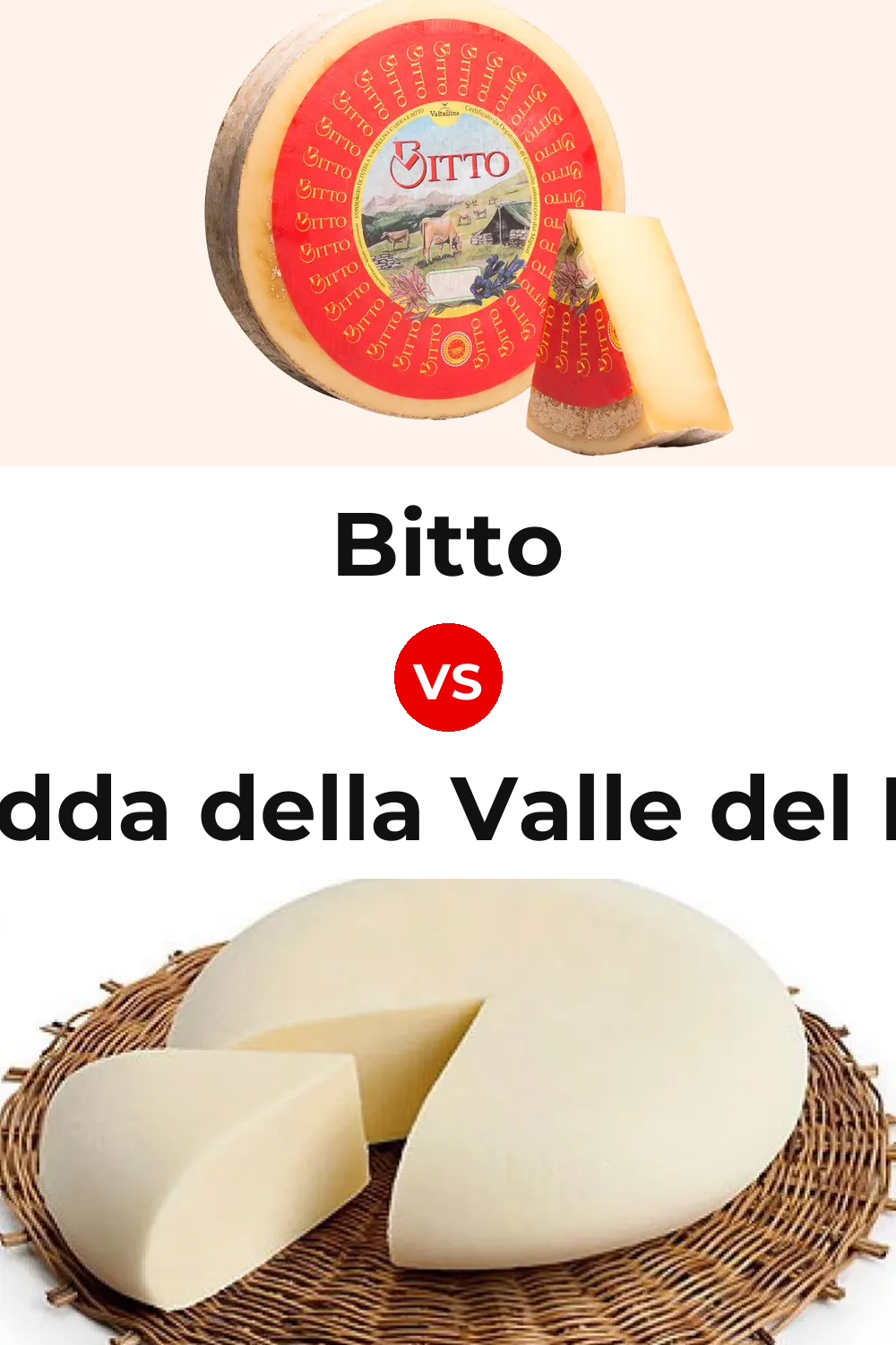 Bitto Cheese vs Vastedda della Valle del Belice Cheese Pinterest comparison