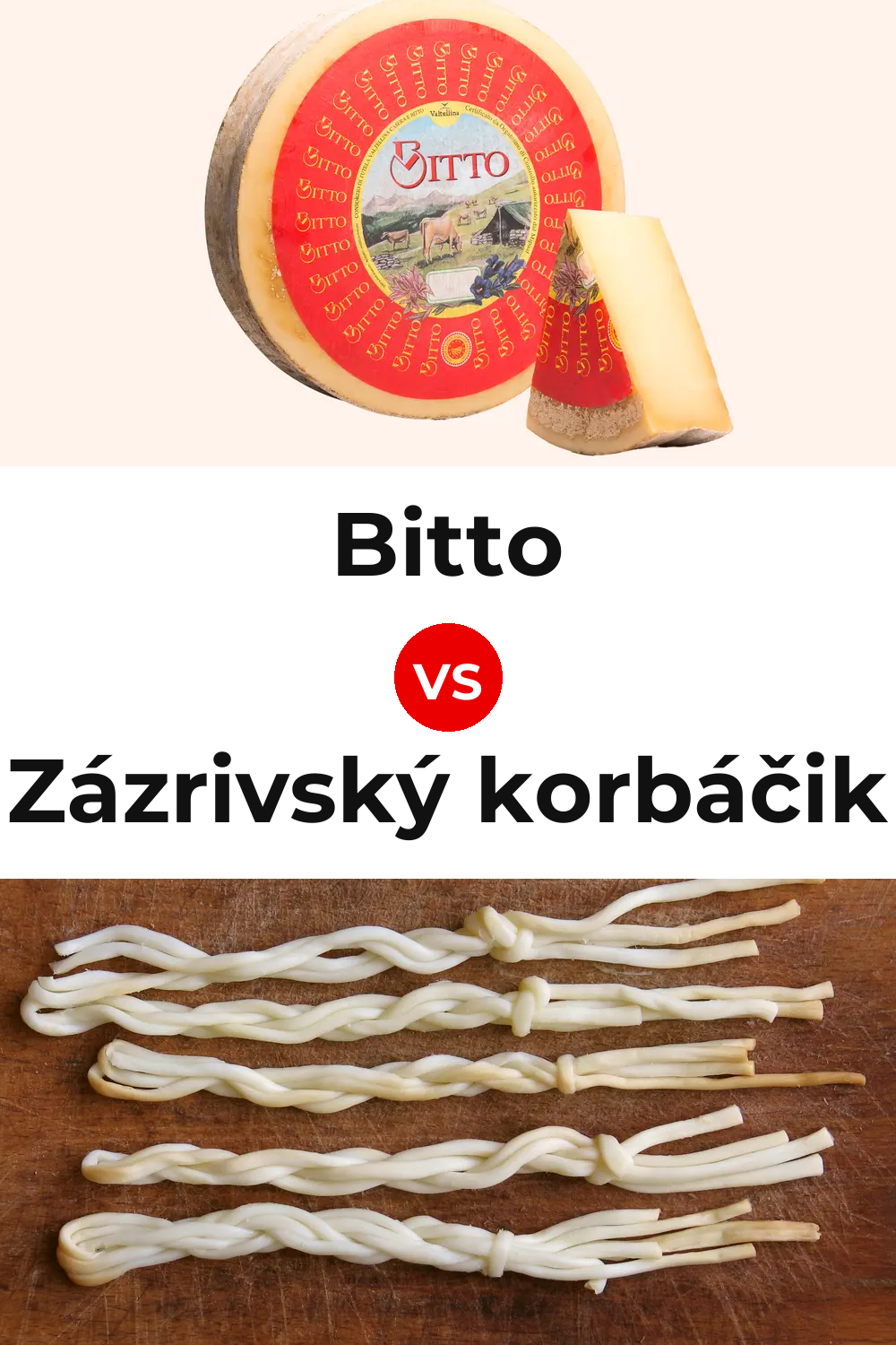 Bitto Cheese vs Zázrivský korbáčik Cheese Pinterest comparison