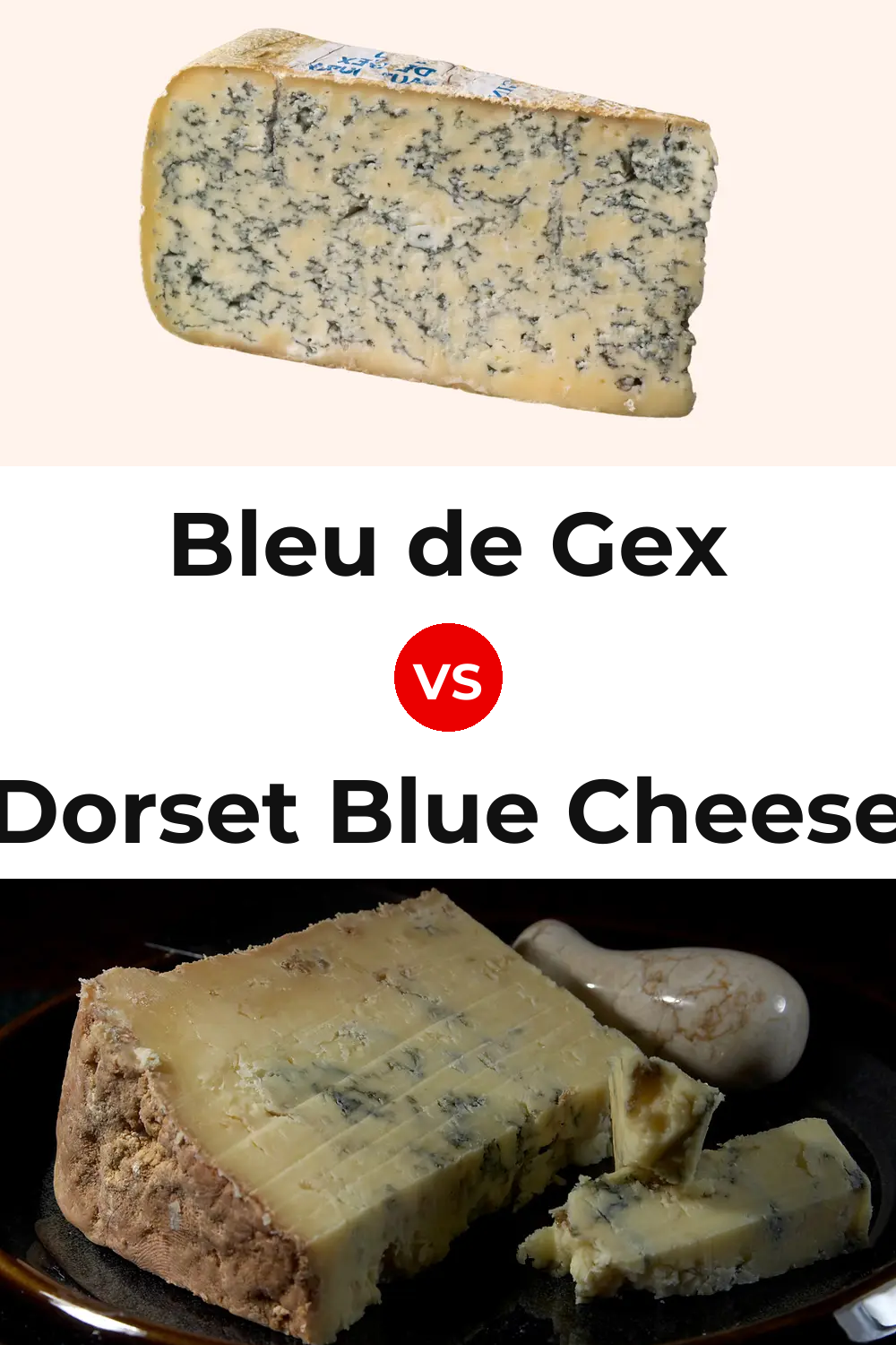 Bleu de Gex Cheese vs Dorset Blue Cheese Pinterest comparison