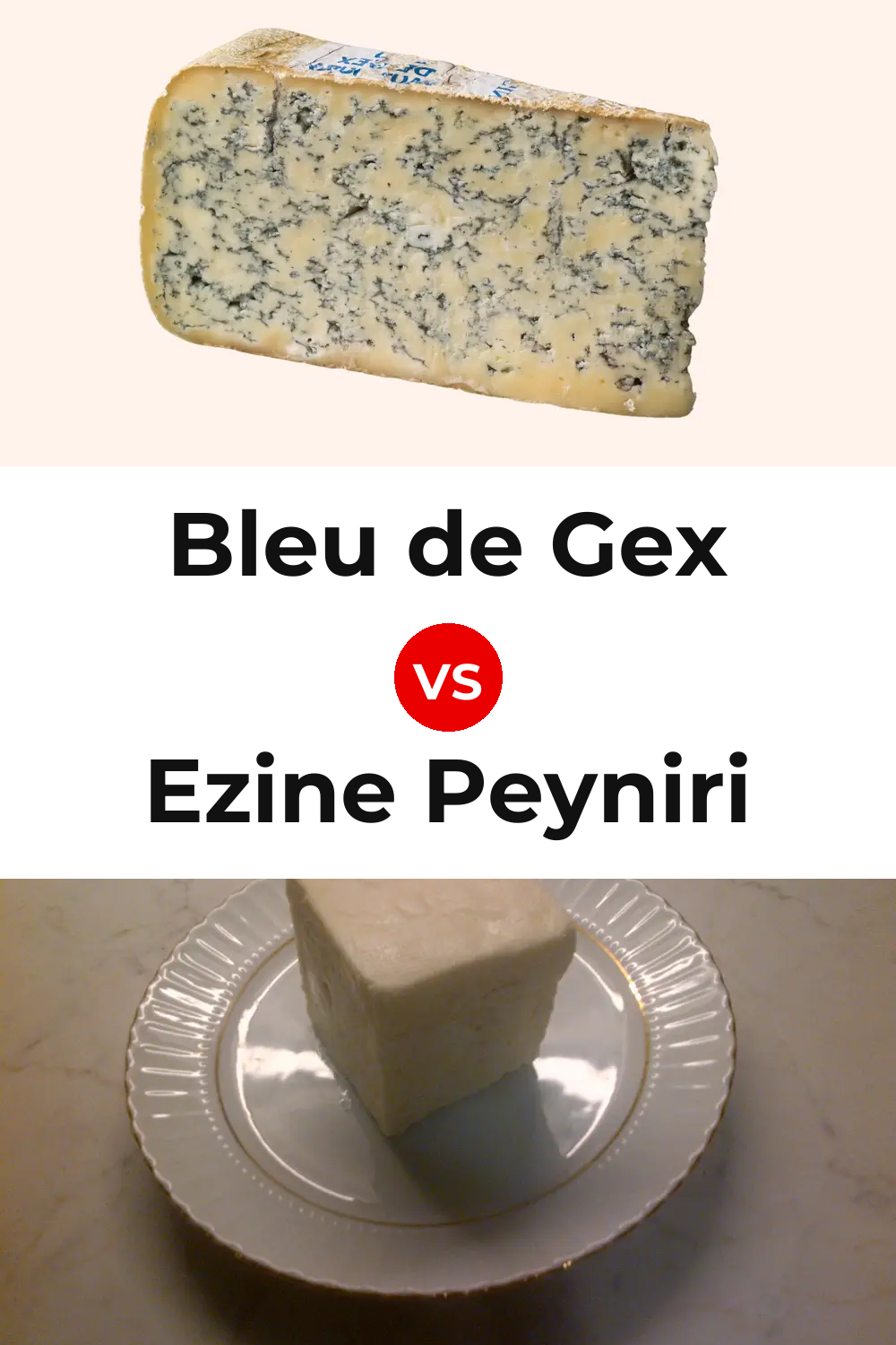 Bleu de Gex Cheese vs Ezine Peyniri Cheese Pinterest comparison
