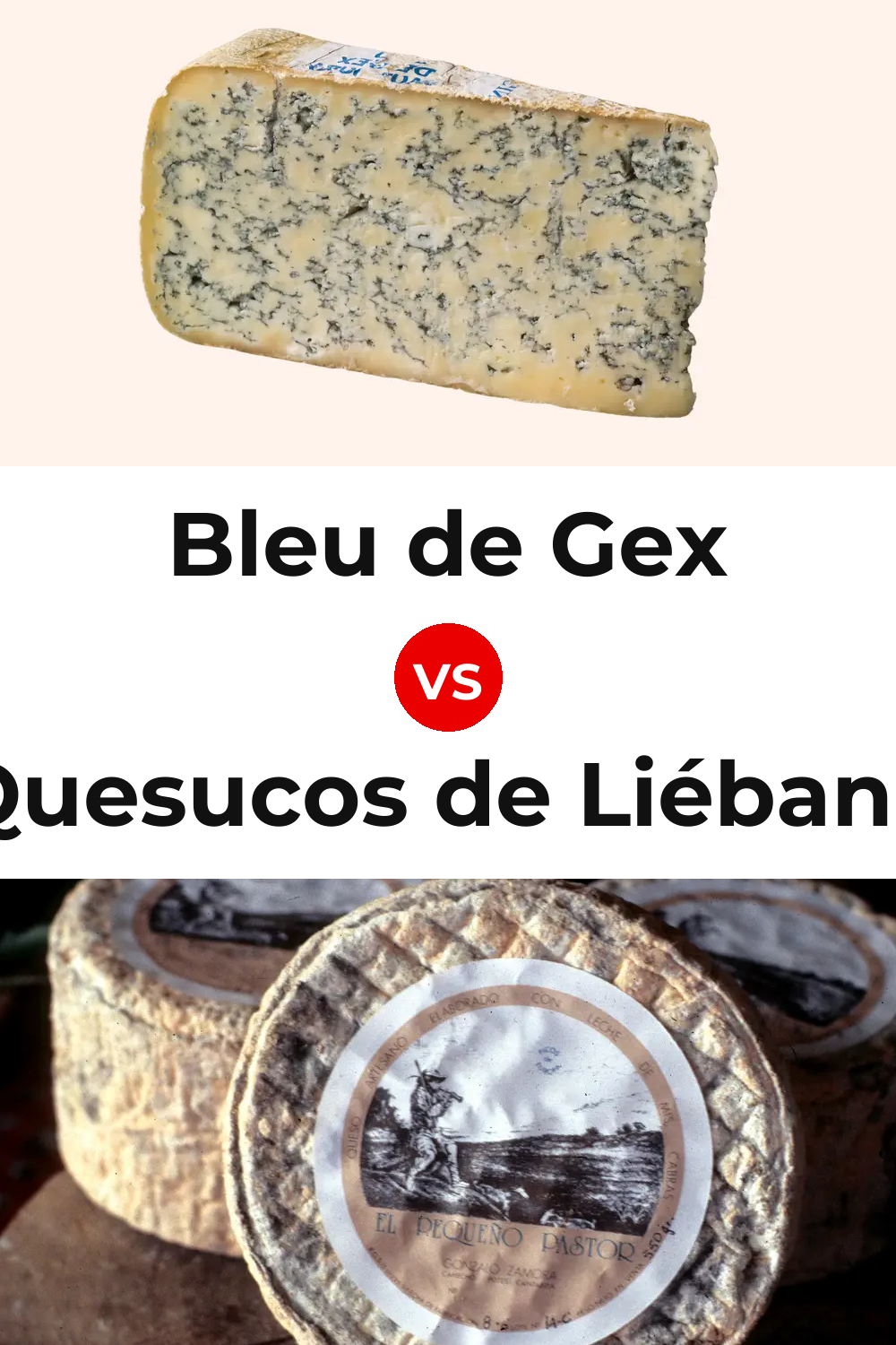 Bleu de Gex Cheese vs Quesucos de Liébana Cheese Pinterest comparison