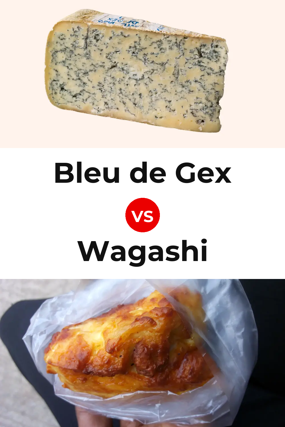 Bleu de Gex Cheese vs Wagashi Cheese Pinterest comparison