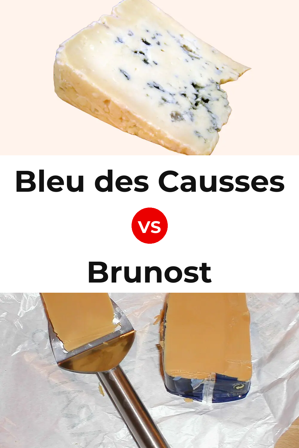 Bleu des Causses Cheese vs Brunost Cheese Pinterest comparison