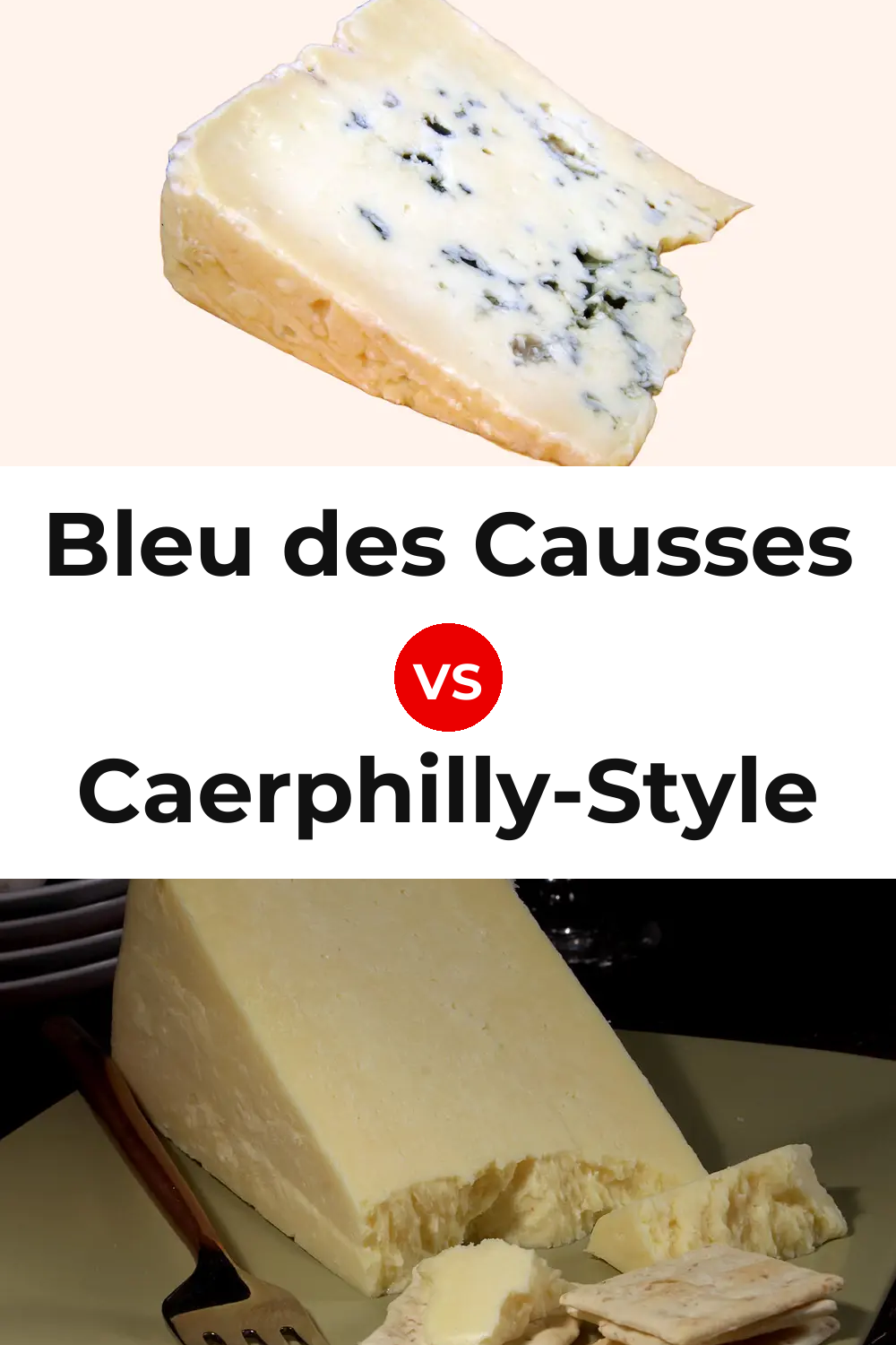 Bleu des Causses Cheese vs Caerphilly-Style Cheese Pinterest comparison