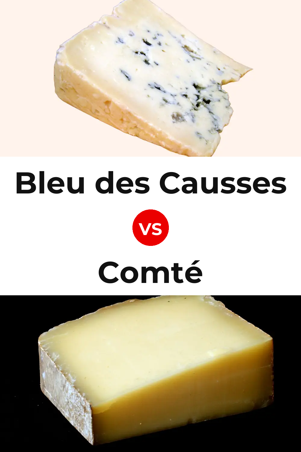 Bleu des Causses Cheese vs Comté Cheese Pinterest comparison