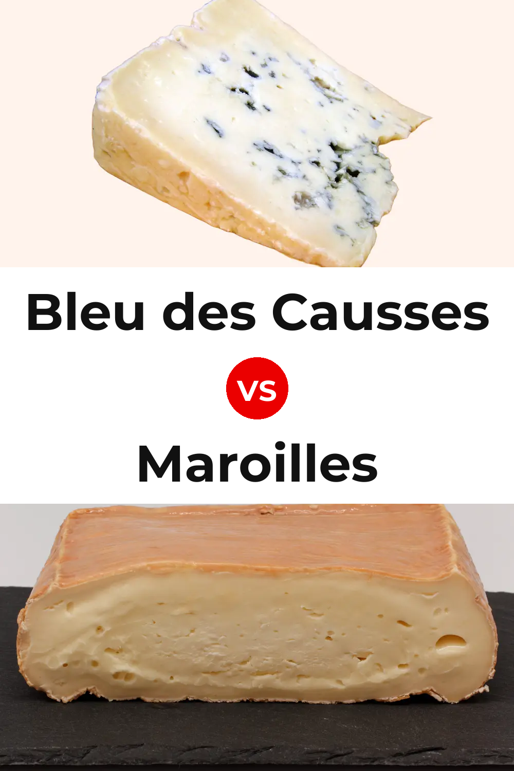 Bleu des Causses Cheese vs Maroilles Cheese Pinterest comparison