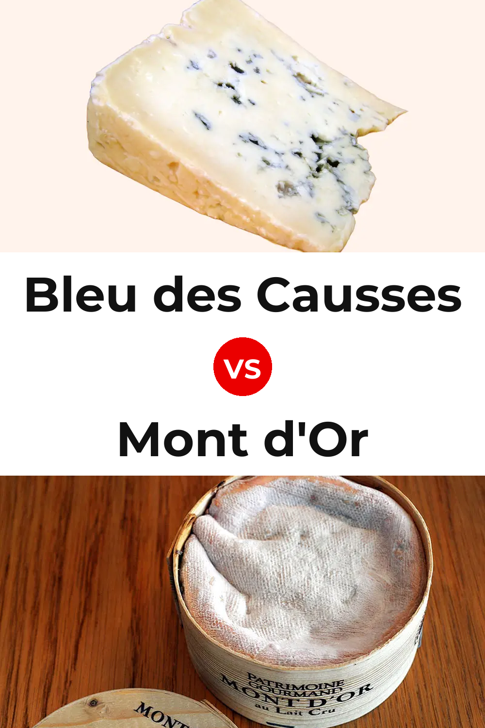Bleu des Causses Cheese vs Mont d'Or Cheese Pinterest comparison
