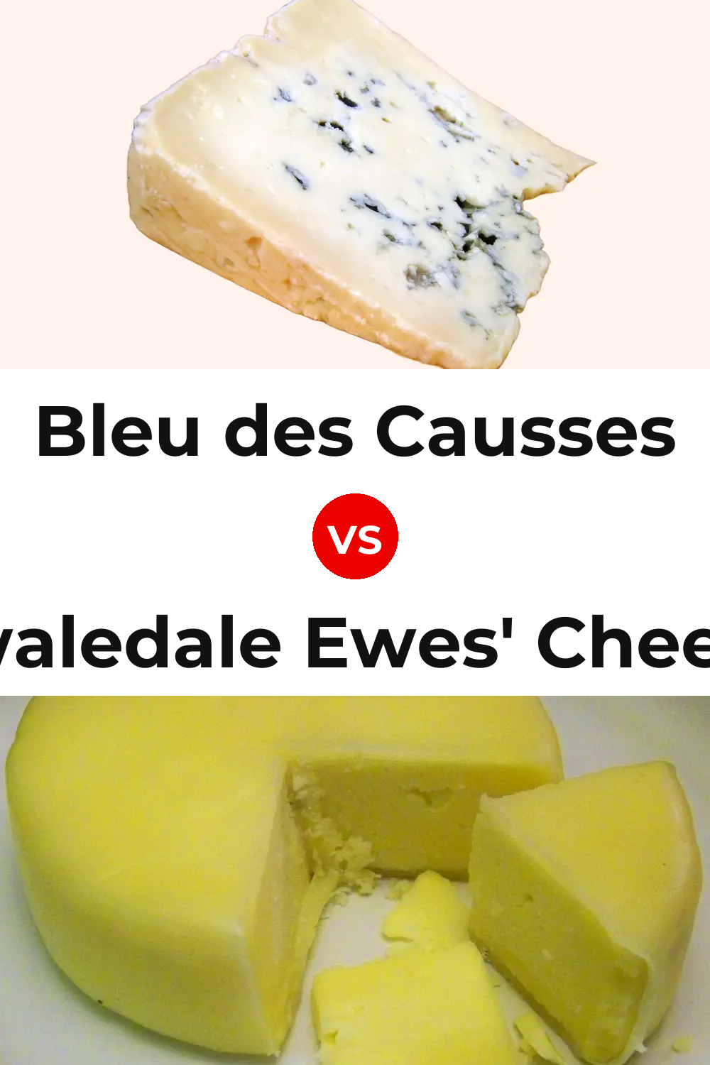 Bleu des Causses Cheese vs Swaledale Ewes' Cheese Pinterest comparison