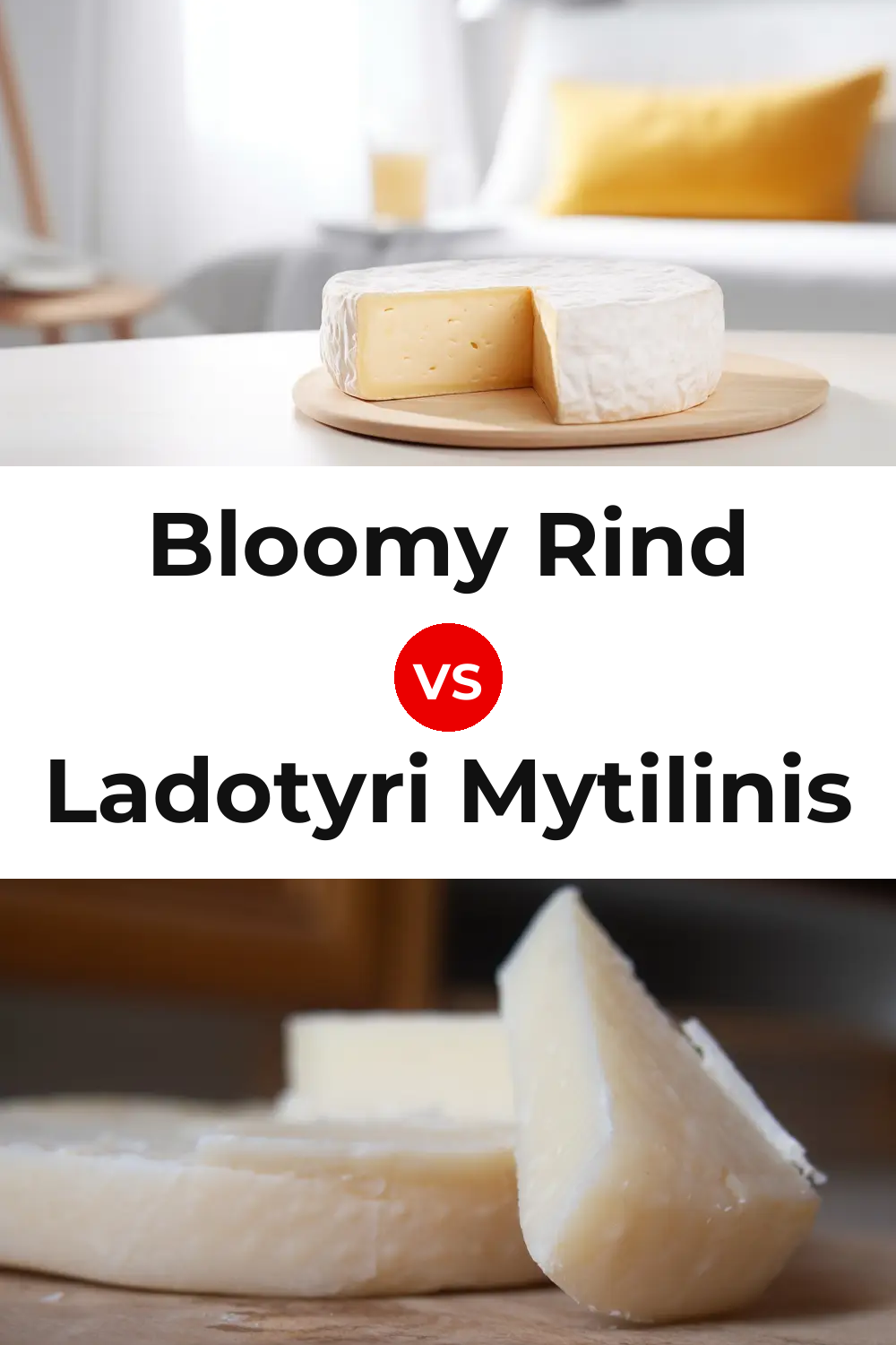 Bloomy Rind Cheese vs Ladotyri Mytilinis Cheese Pinterest comparison