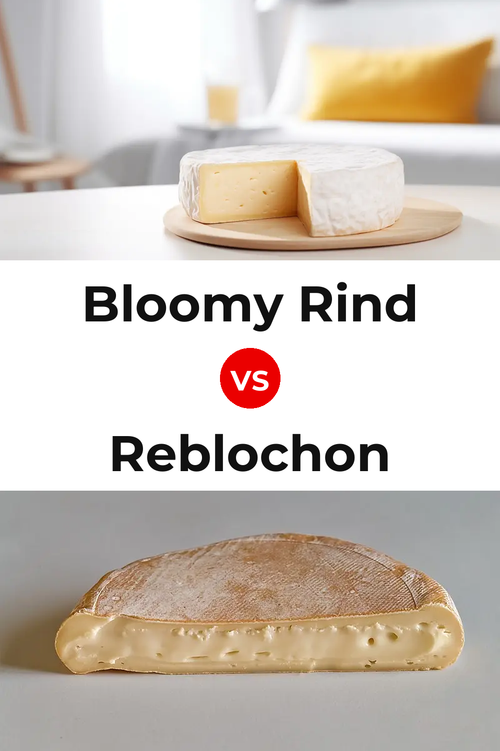 Bloomy Rind Cheese vs Reblochon Cheese Pinterest comparison