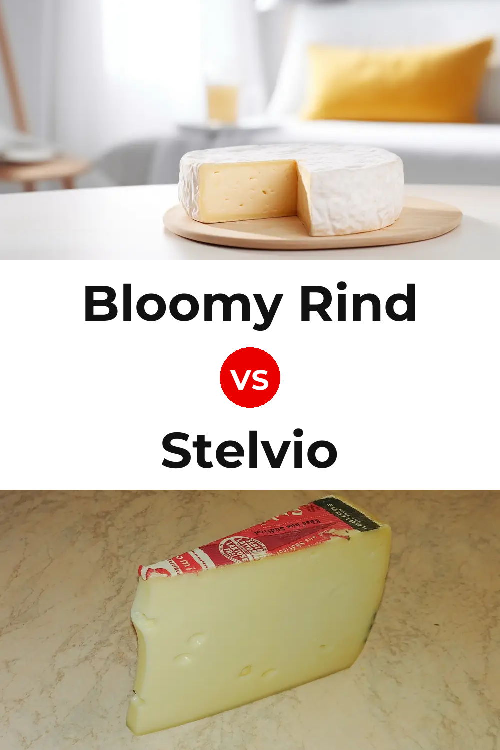 Bloomy Rind Cheese vs Stelvio Cheese Pinterest comparison