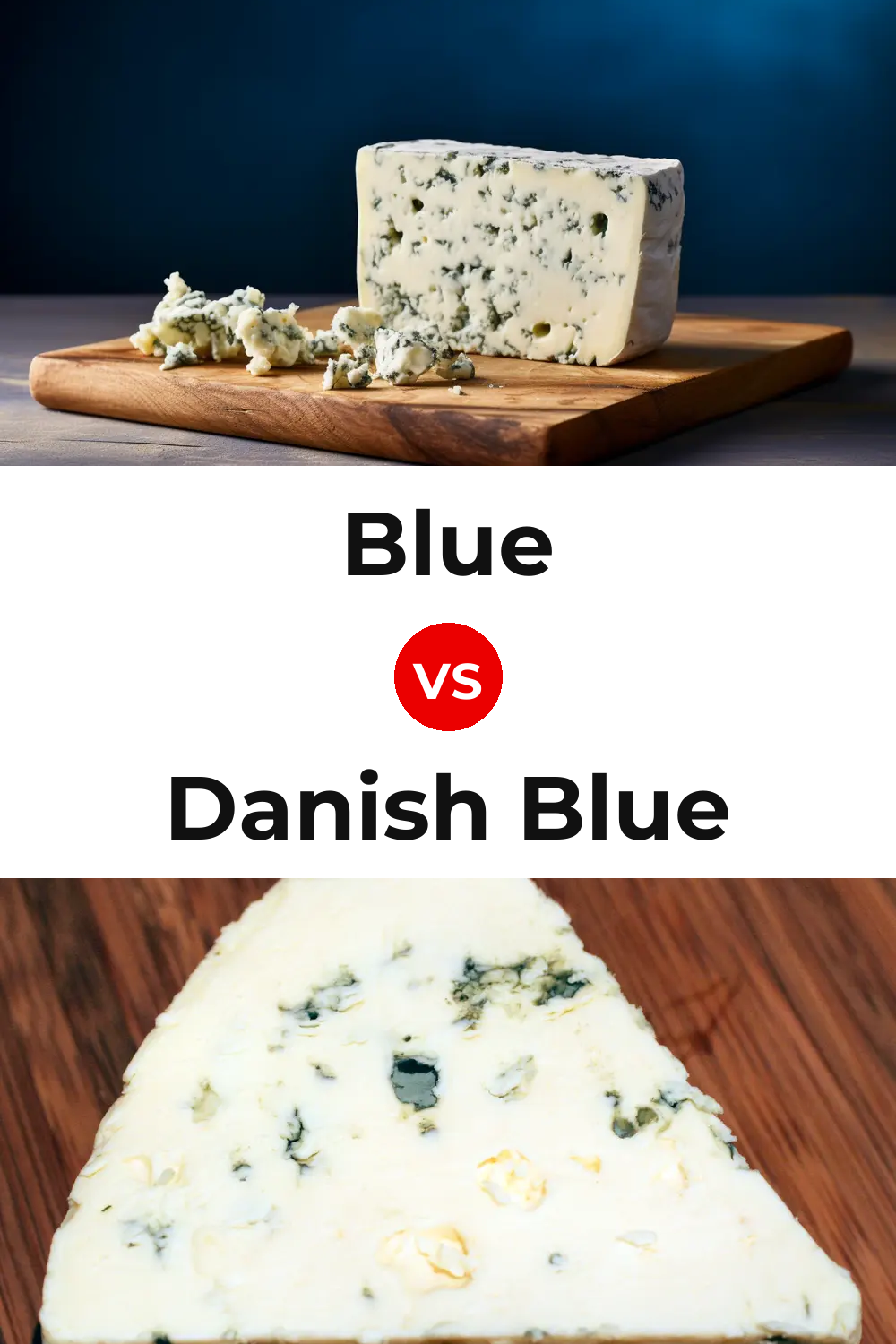 Blue Cheese vs Danish Blue Cheese Pinterest comparison