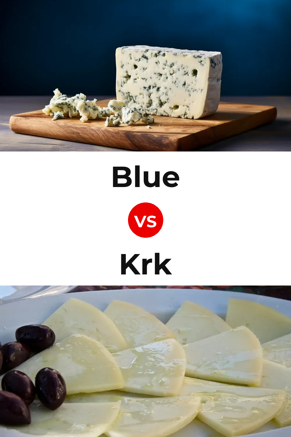 Blue Cheese vs Krk Cheese Pinterest comparison