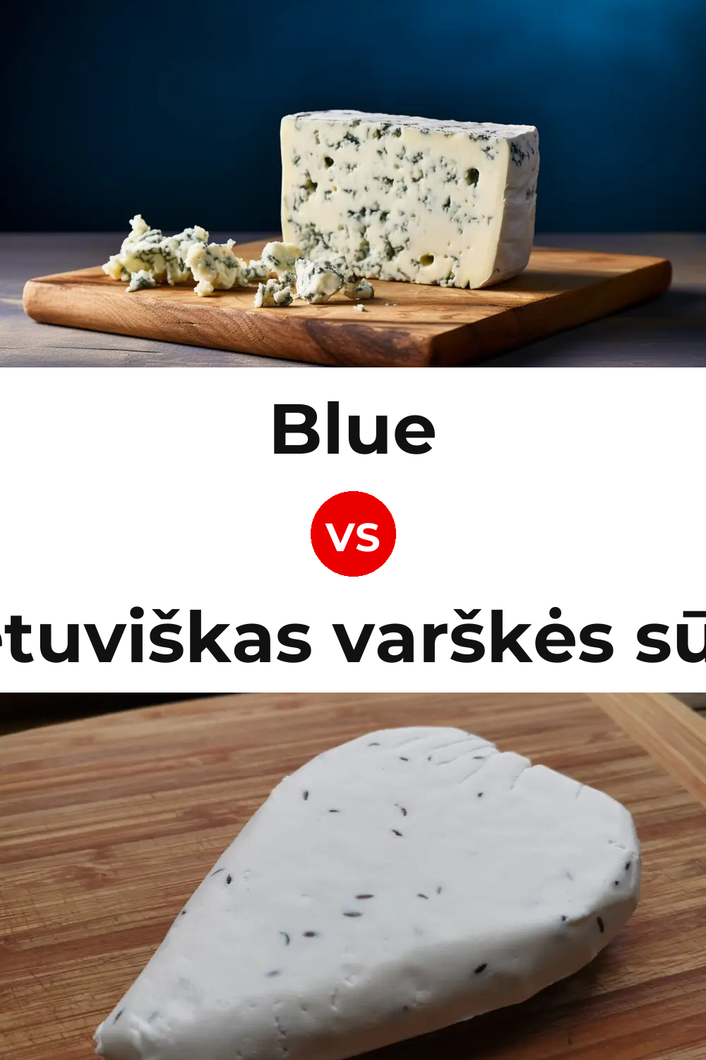 Blue Cheese vs Lietuviškas varškės sūris Cheese Pinterest comparison