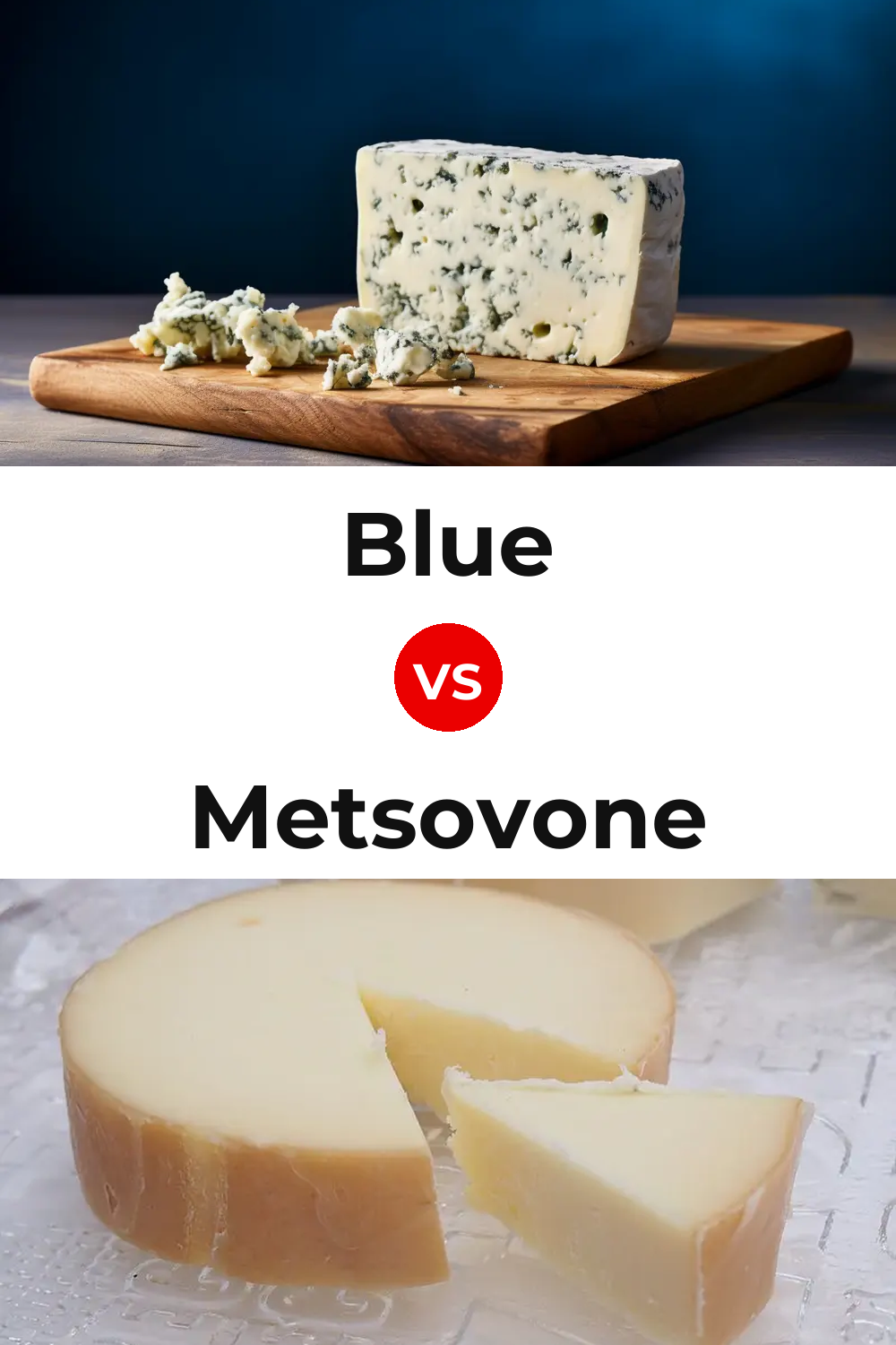 Blue Cheese vs Metsovone Cheese Pinterest comparison