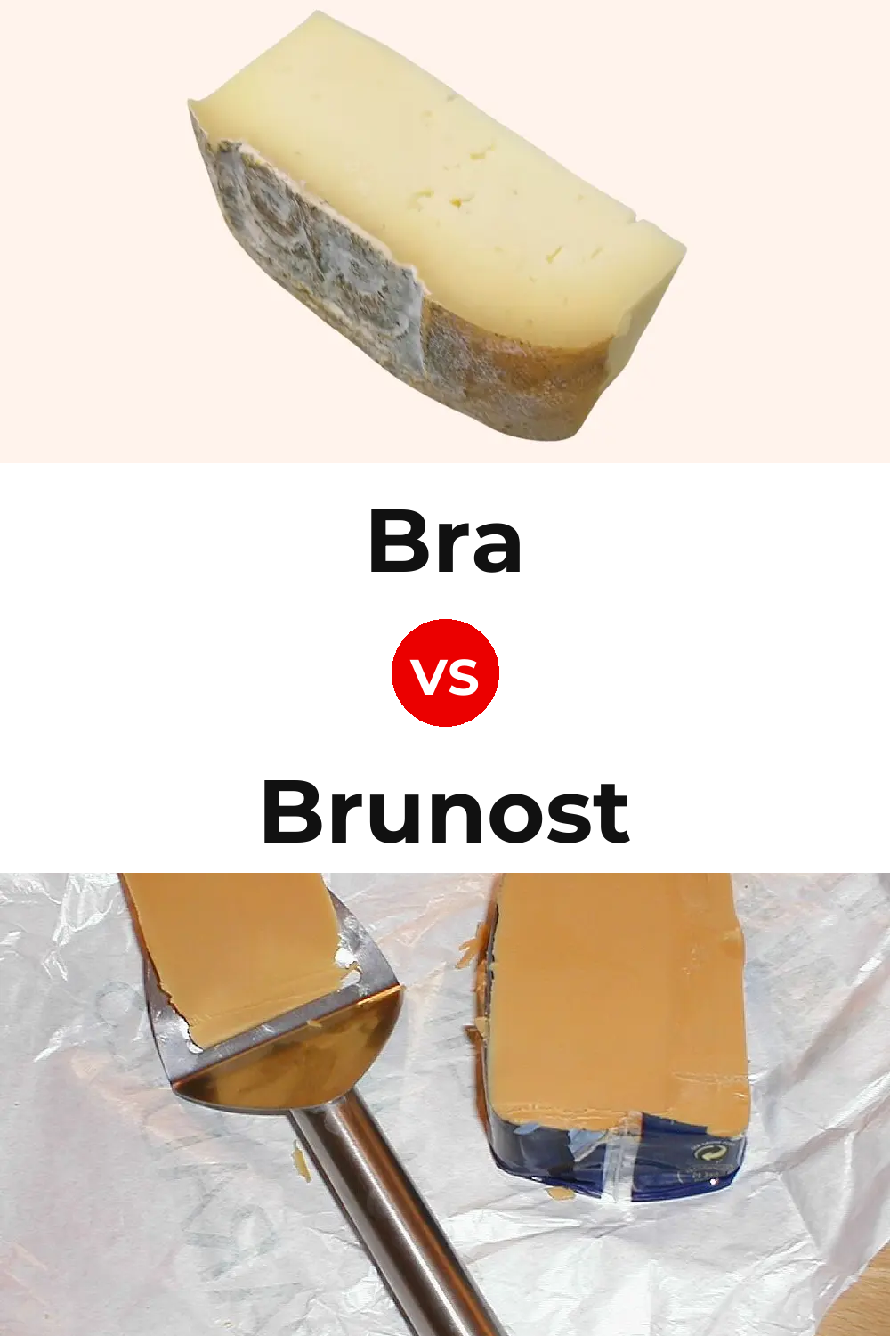 Bra Cheese vs Brunost Cheese Pinterest comparison