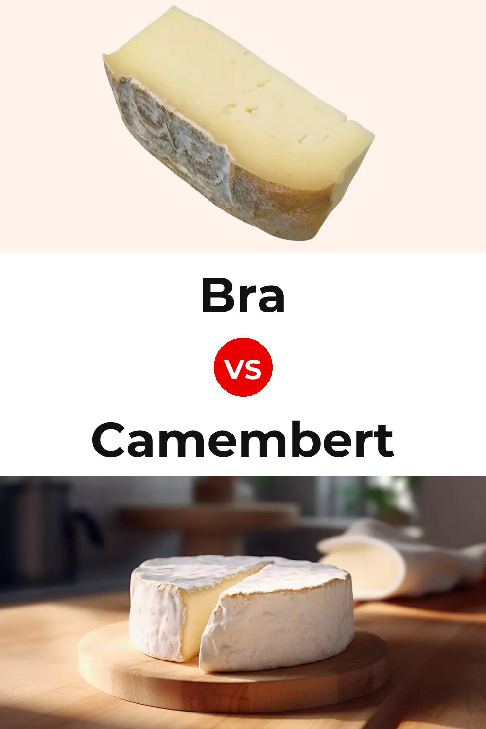 Bra Cheese vs Camembert Cheese Pinterest comparison
