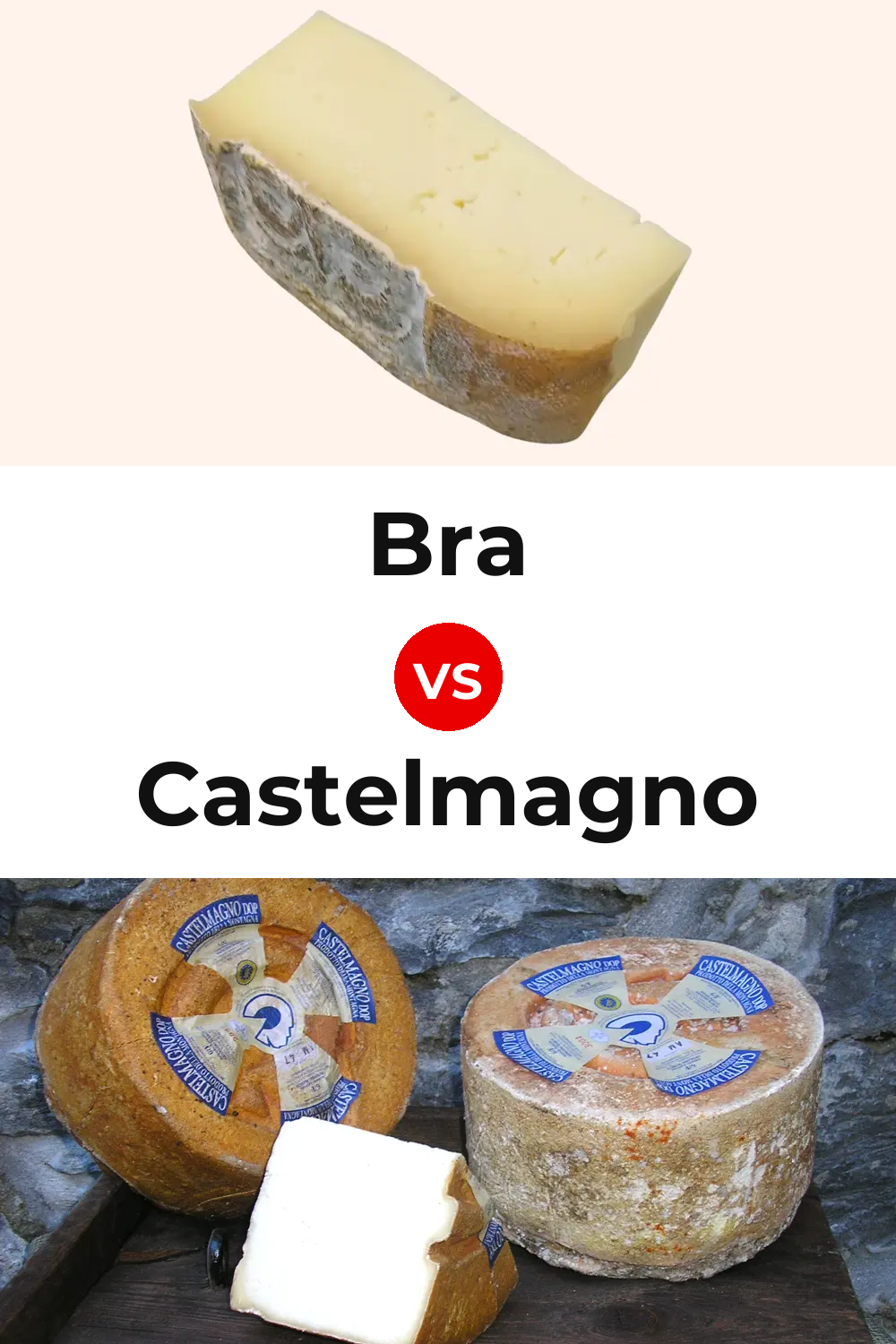 Bra Cheese vs Castelmagno Cheese Pinterest comparison