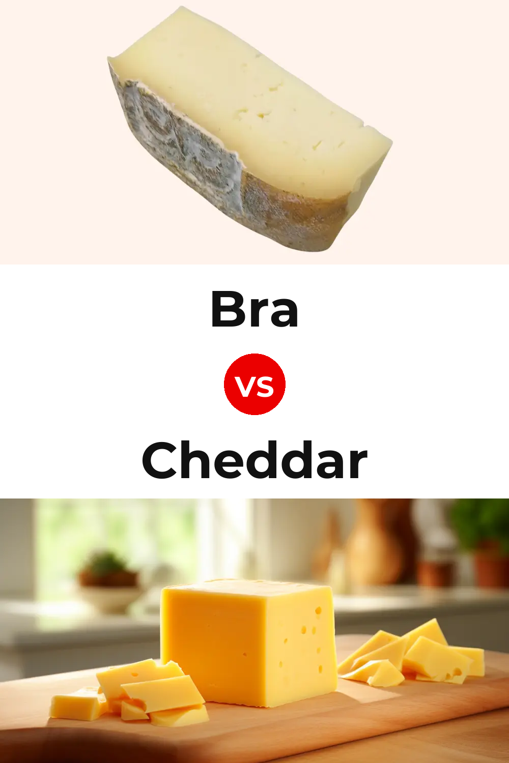 Bra Cheese vs Cheddar Cheese Pinterest comparison