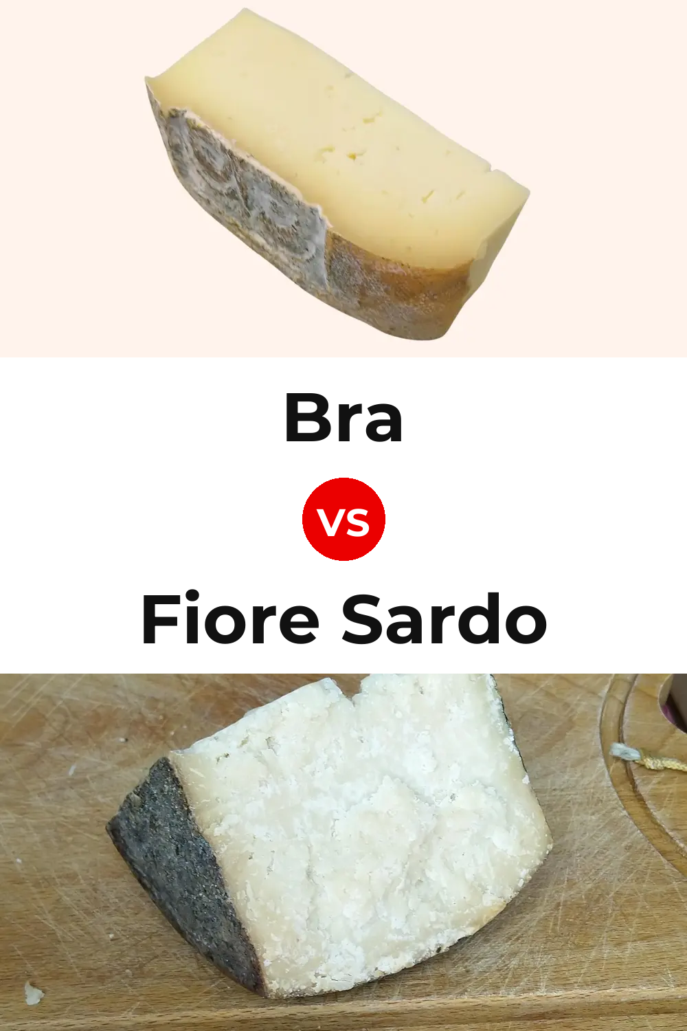 Bra Cheese vs Fiore Sardo Cheese Pinterest comparison