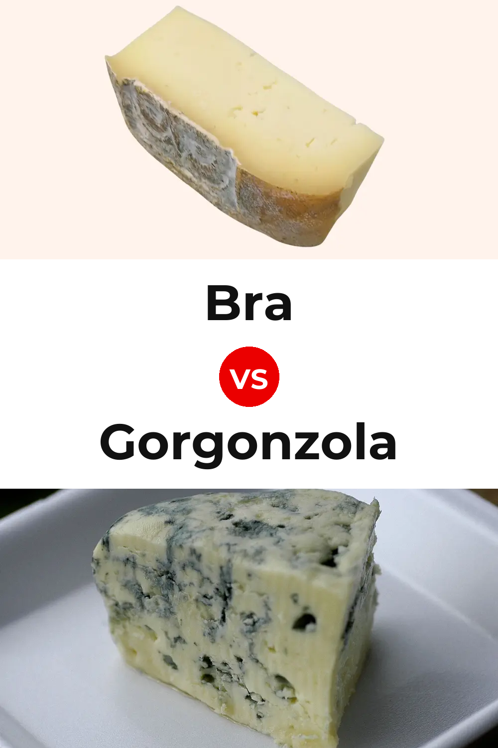 Bra Cheese vs Gorgonzola Cheese Pinterest comparison