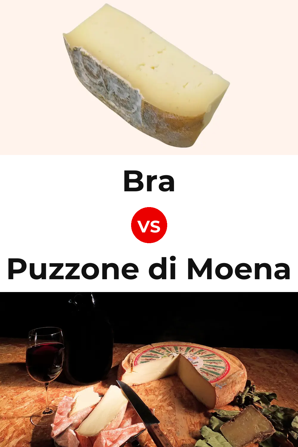 Bra Cheese vs Puzzone di Moena Cheese Pinterest comparison