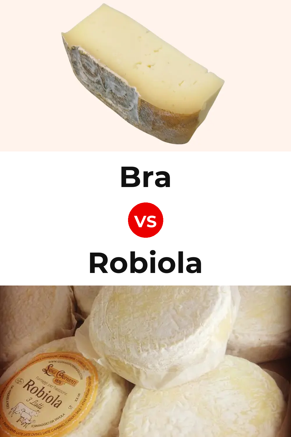 Bra Cheese vs Robiola Cheese Pinterest comparison