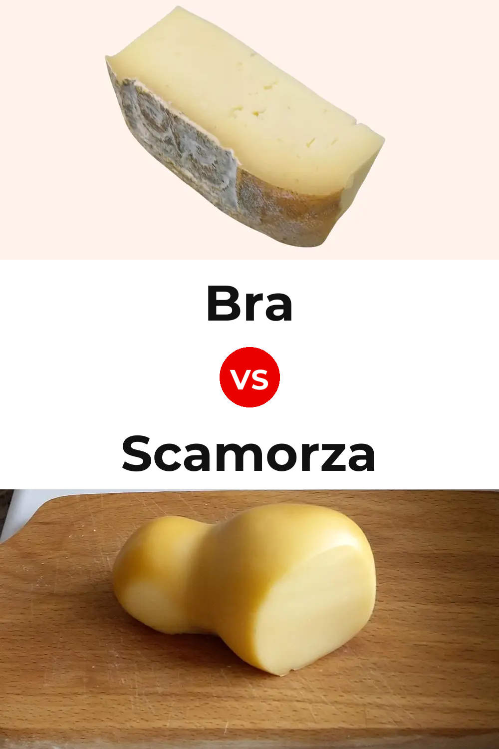 Bra Cheese vs Scamorza Cheese Pinterest comparison