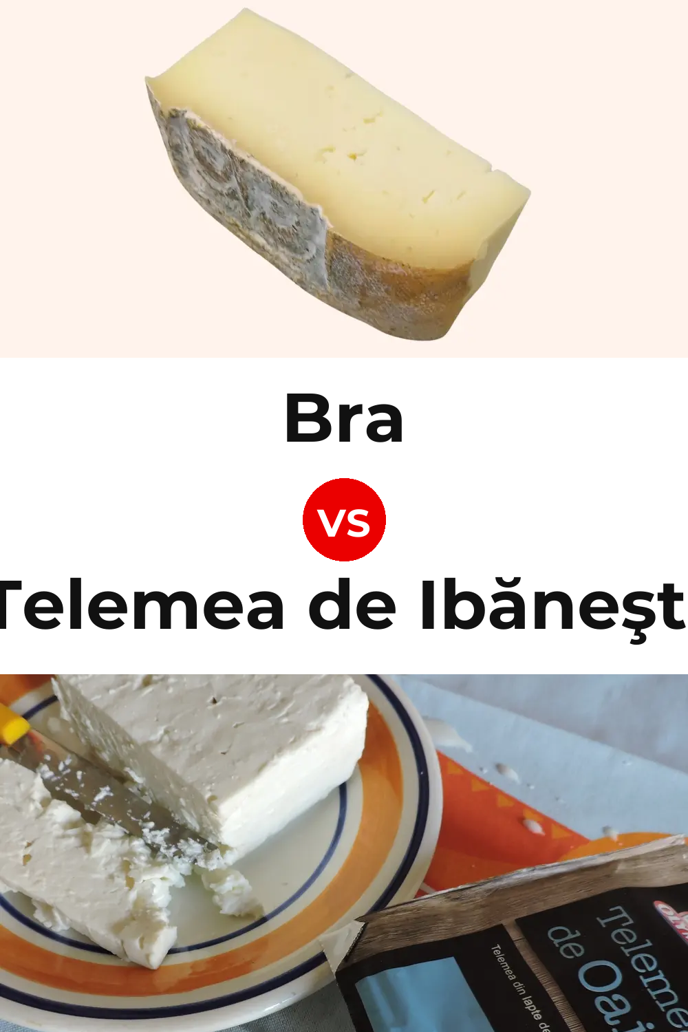 Bra Cheese vs Telemea de Ibăneşti Cheese Pinterest comparison