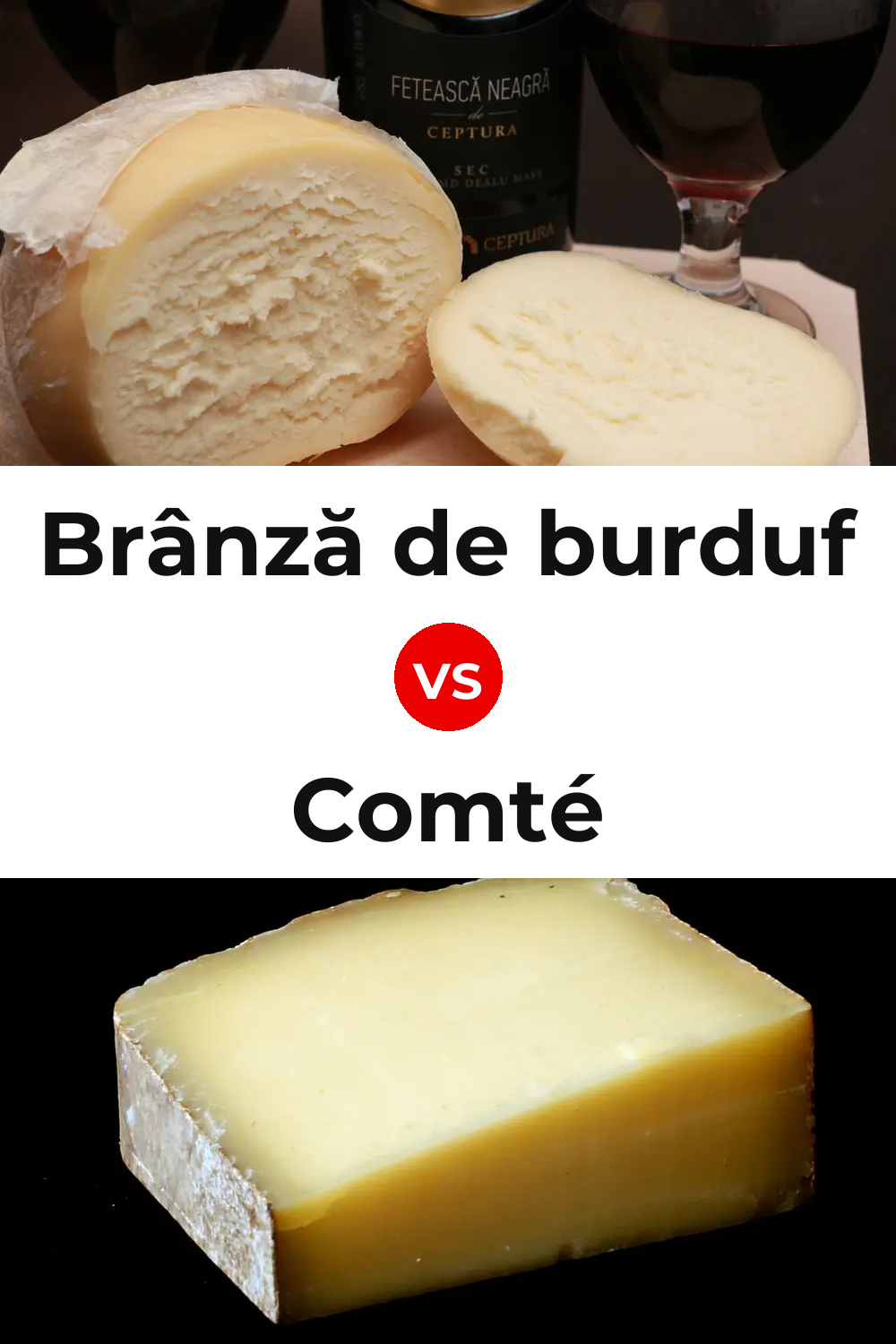 Brânză de burduf Cheese vs Comté Cheese Pinterest comparison