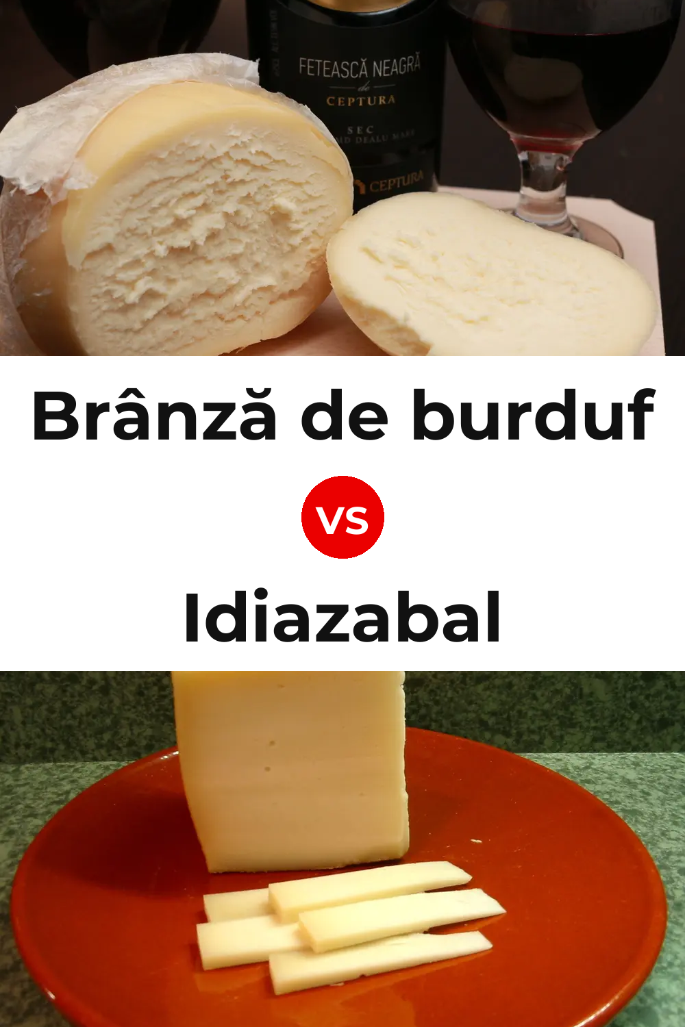 Brânză de burduf Cheese vs Idiazabal Cheese Pinterest comparison