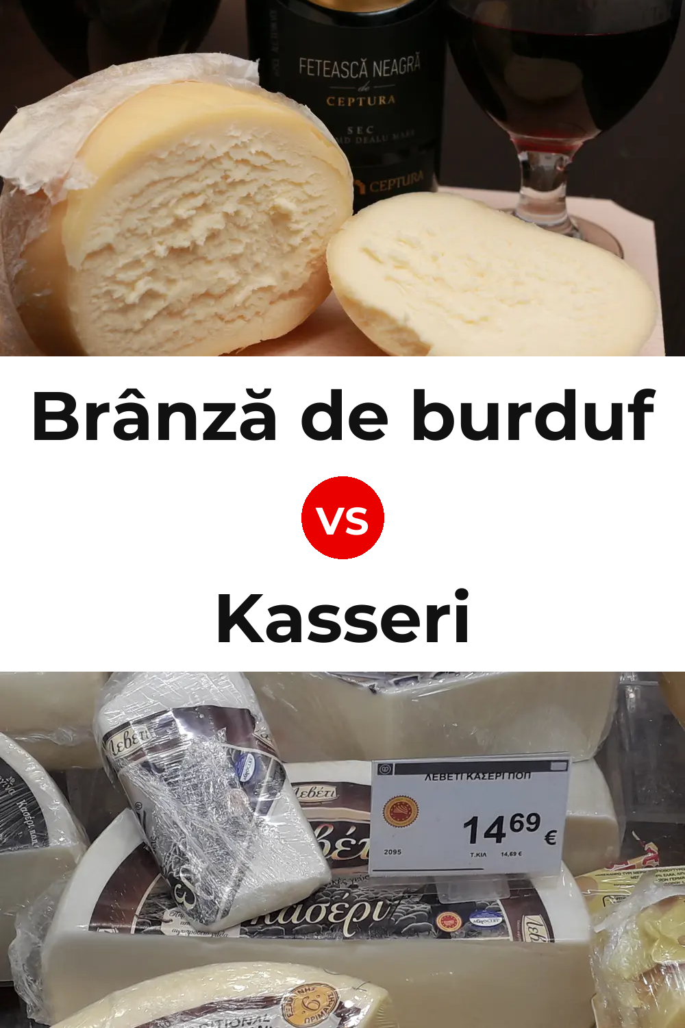 Brânză de burduf Cheese vs Kasseri Cheese Pinterest comparison