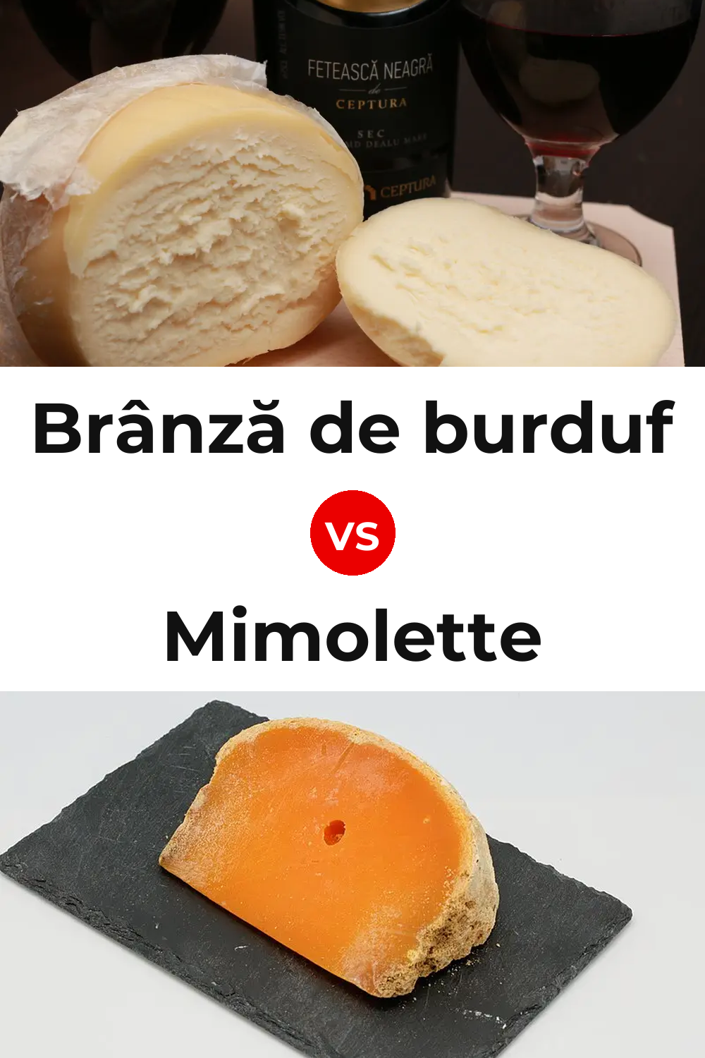 Brânză de burduf Cheese vs Mimolette Cheese Pinterest comparison