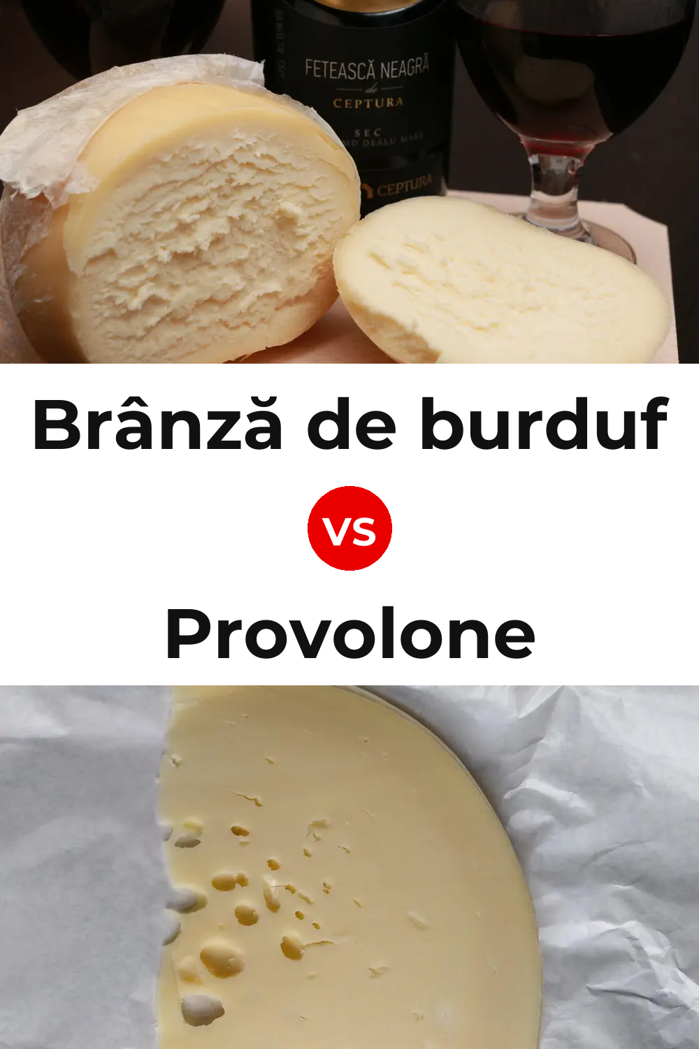 Brânză de burduf Cheese vs Provolone Cheese Pinterest comparison