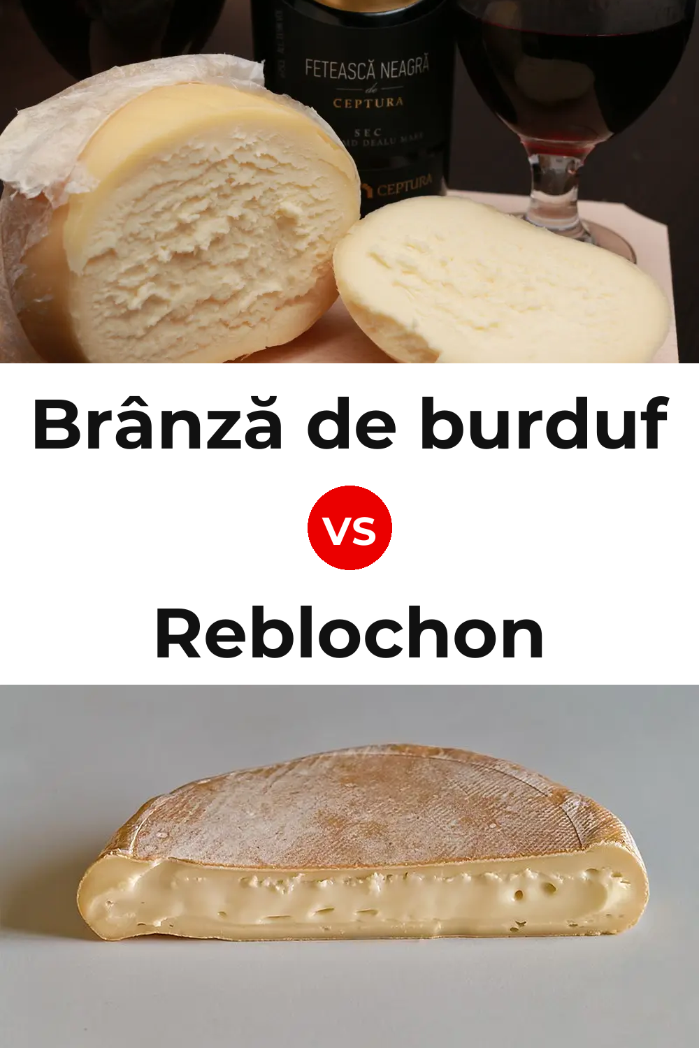Brânză de burduf Cheese vs Reblochon Cheese Pinterest comparison