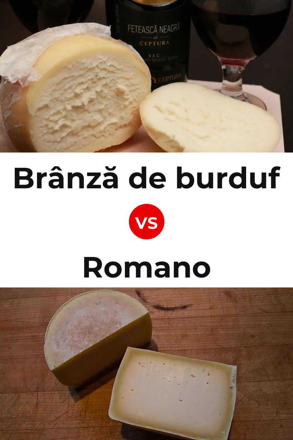 Brânză de burduf Cheese vs Romano Cheese Pinterest comparison