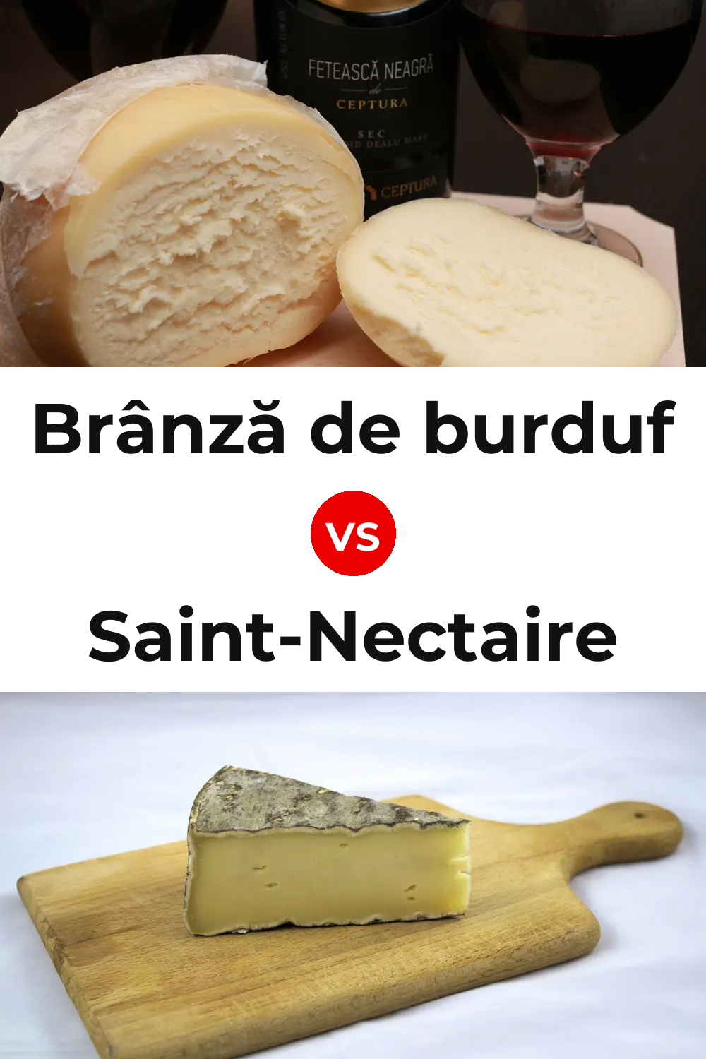 Brânză de burduf Cheese vs Saint-Nectaire Cheese Pinterest comparison
