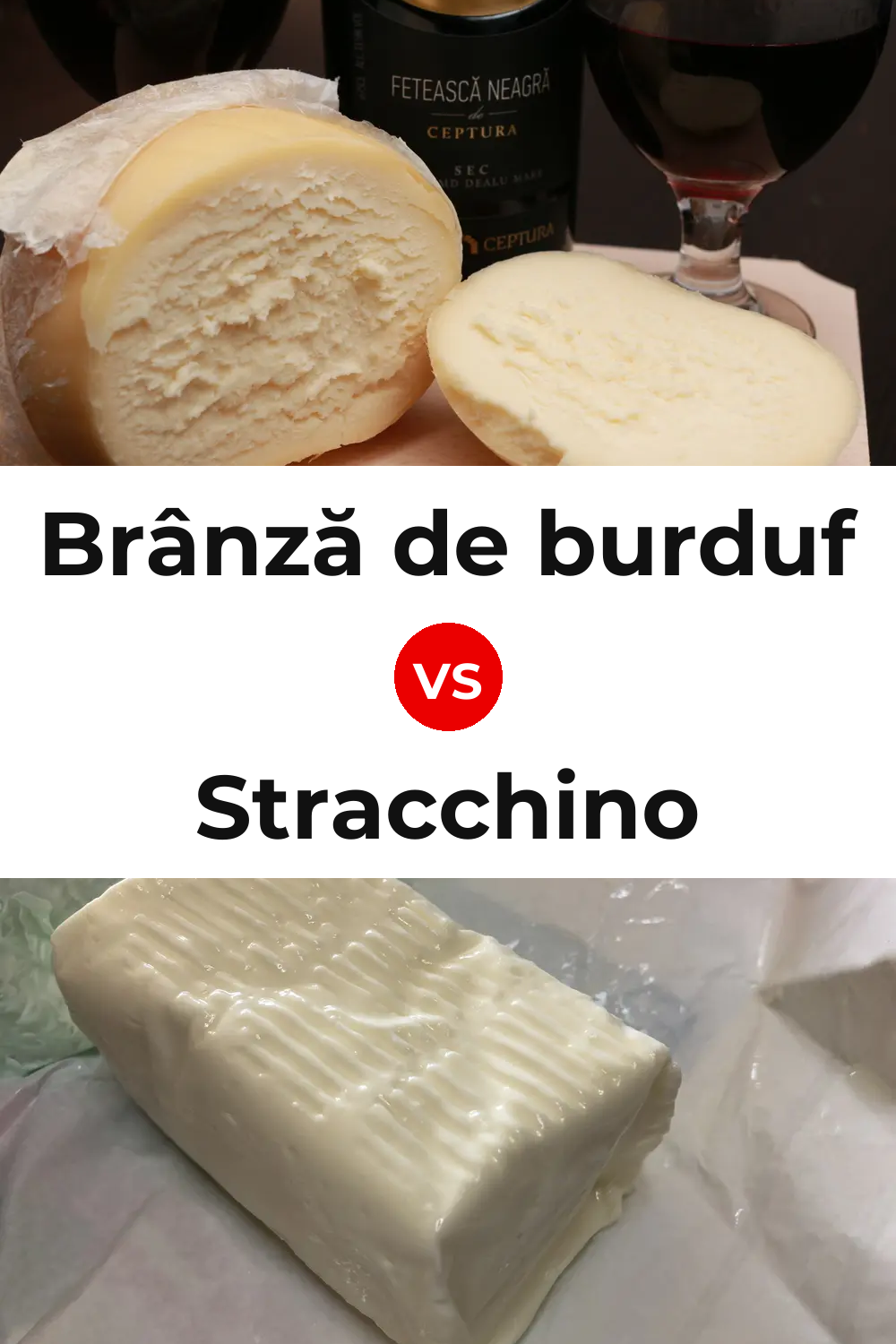 Brânză de burduf Cheese vs Stracchino Cheese Pinterest comparison