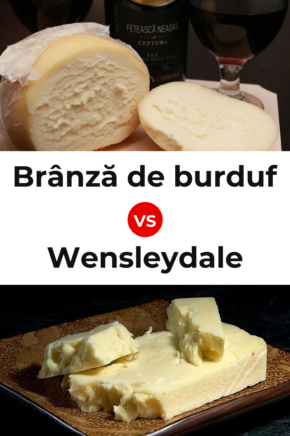 Brânză de burduf Cheese vs Wensleydale Cheese Pinterest comparison