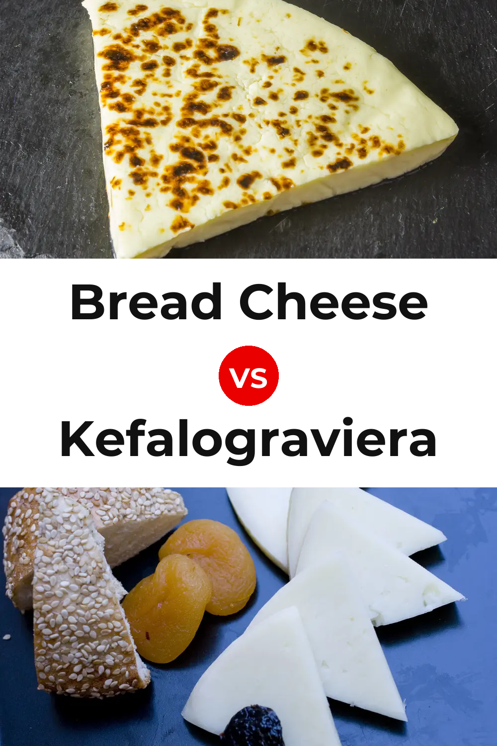 Bread Cheese vs Kefalograviera Cheese Pinterest comparison