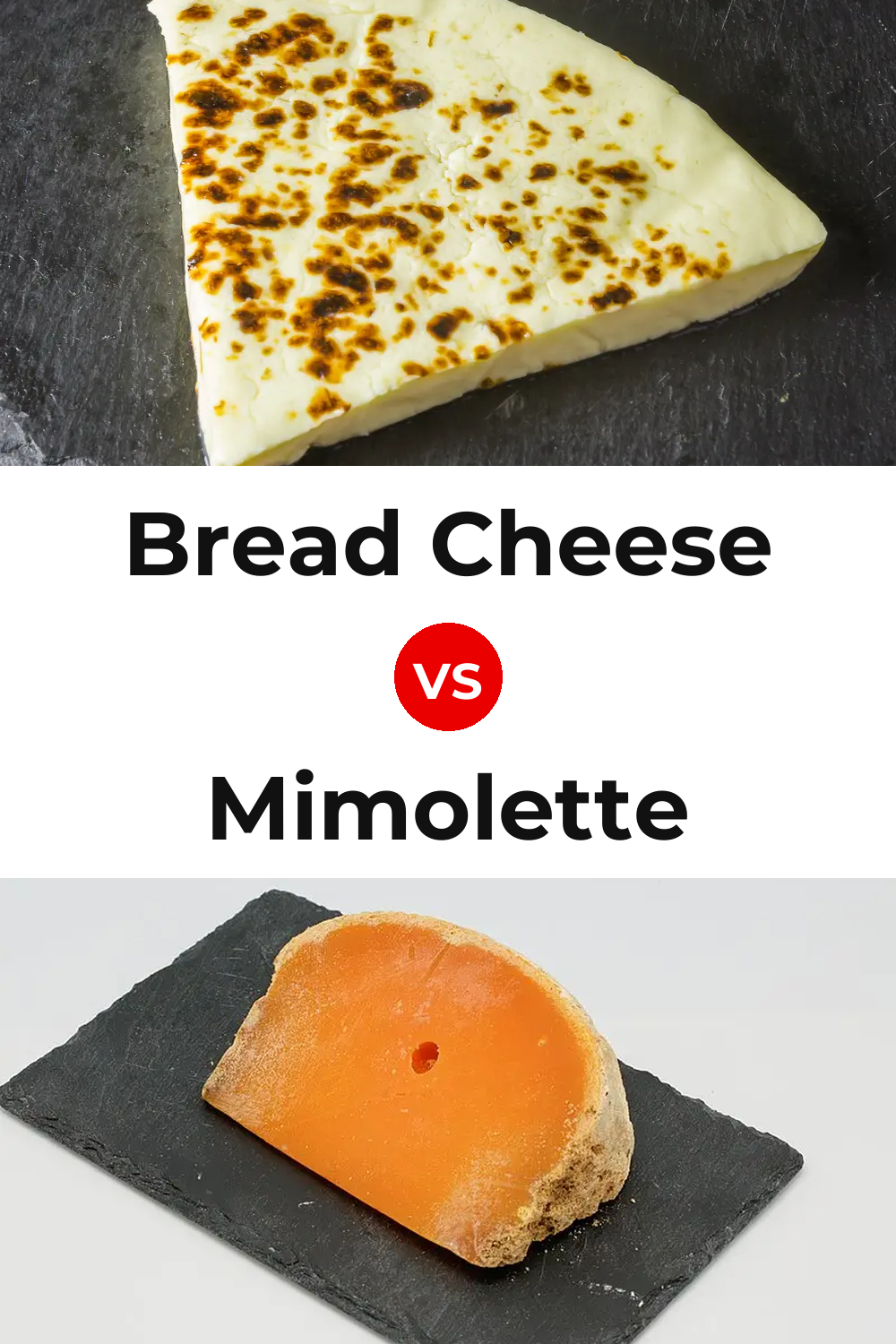 Bread Cheese vs Mimolette Cheese Pinterest comparison