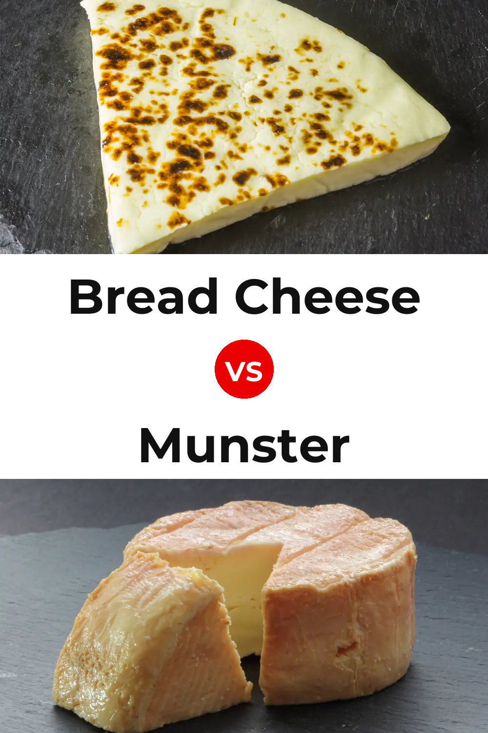 Bread Cheese vs Munster Cheese Pinterest comparison