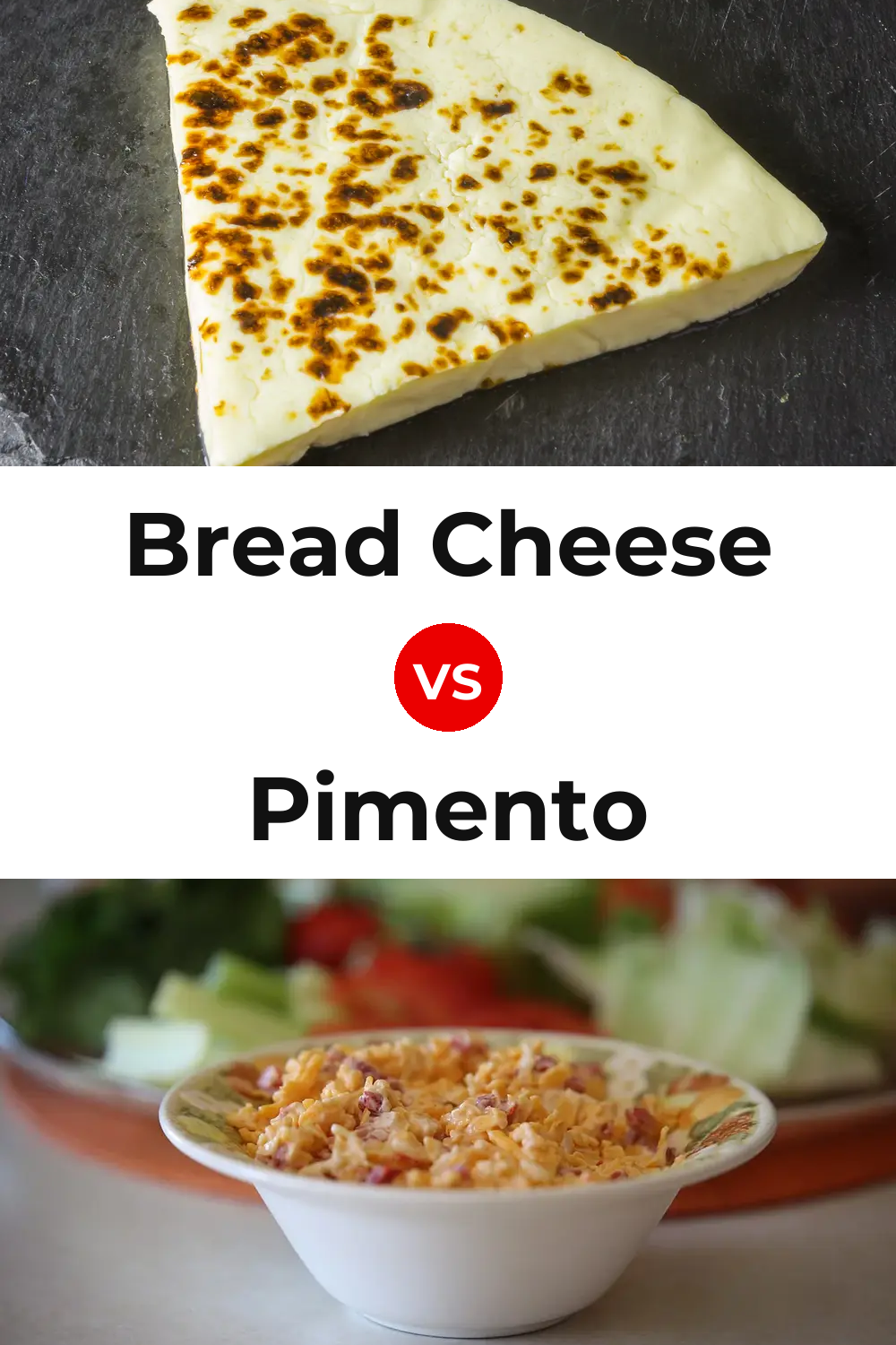 Bread Cheese vs Pimento Cheese Pinterest comparison