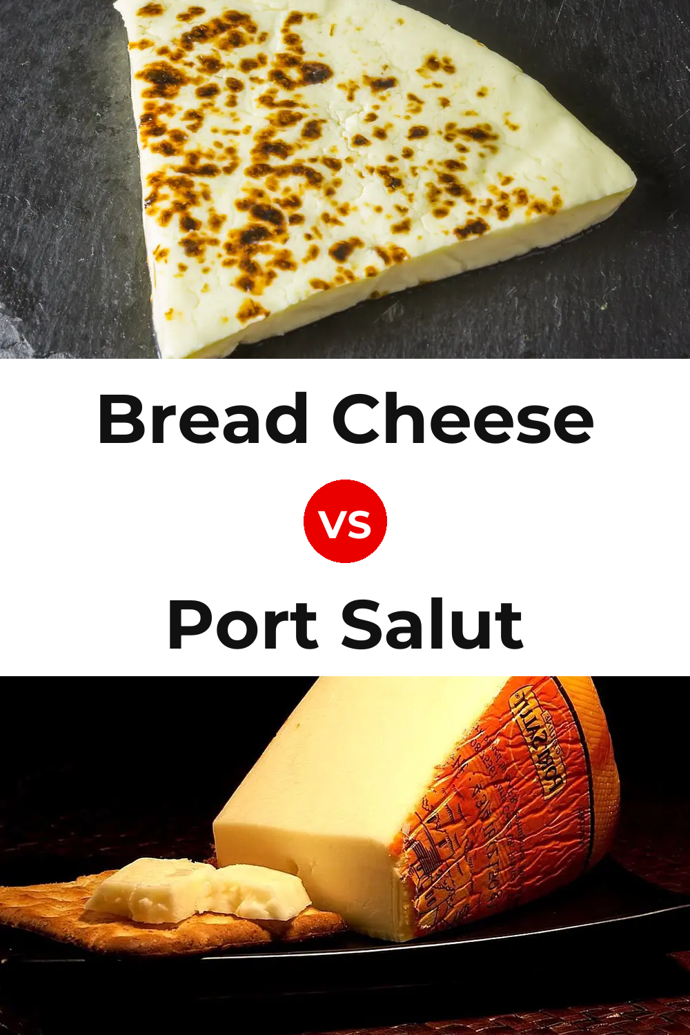 Bread Cheese vs Port Salut Cheese Pinterest comparison